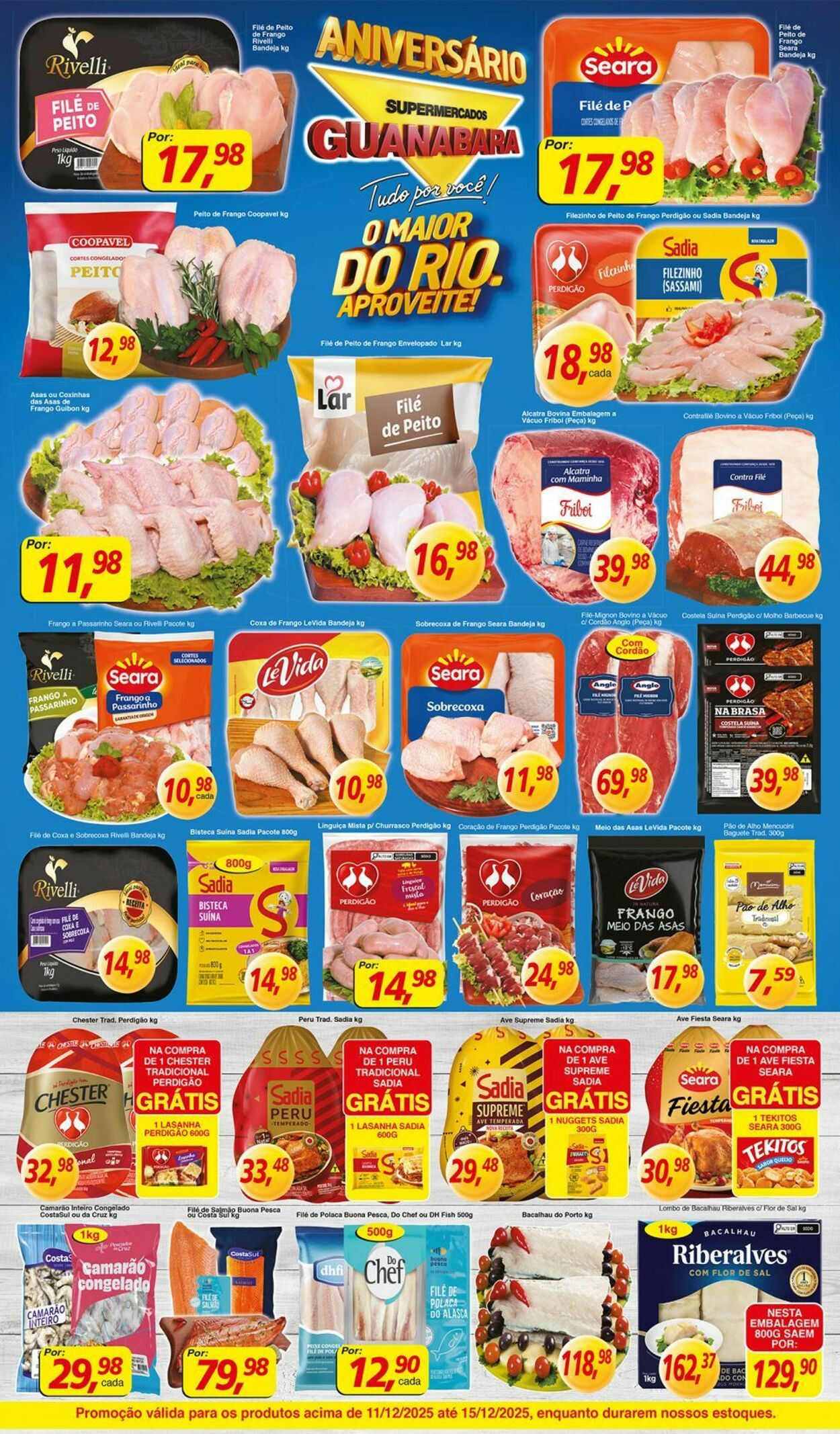 Folheto Supermercados Guanabara 11.12.2025 - 12.12.2025
