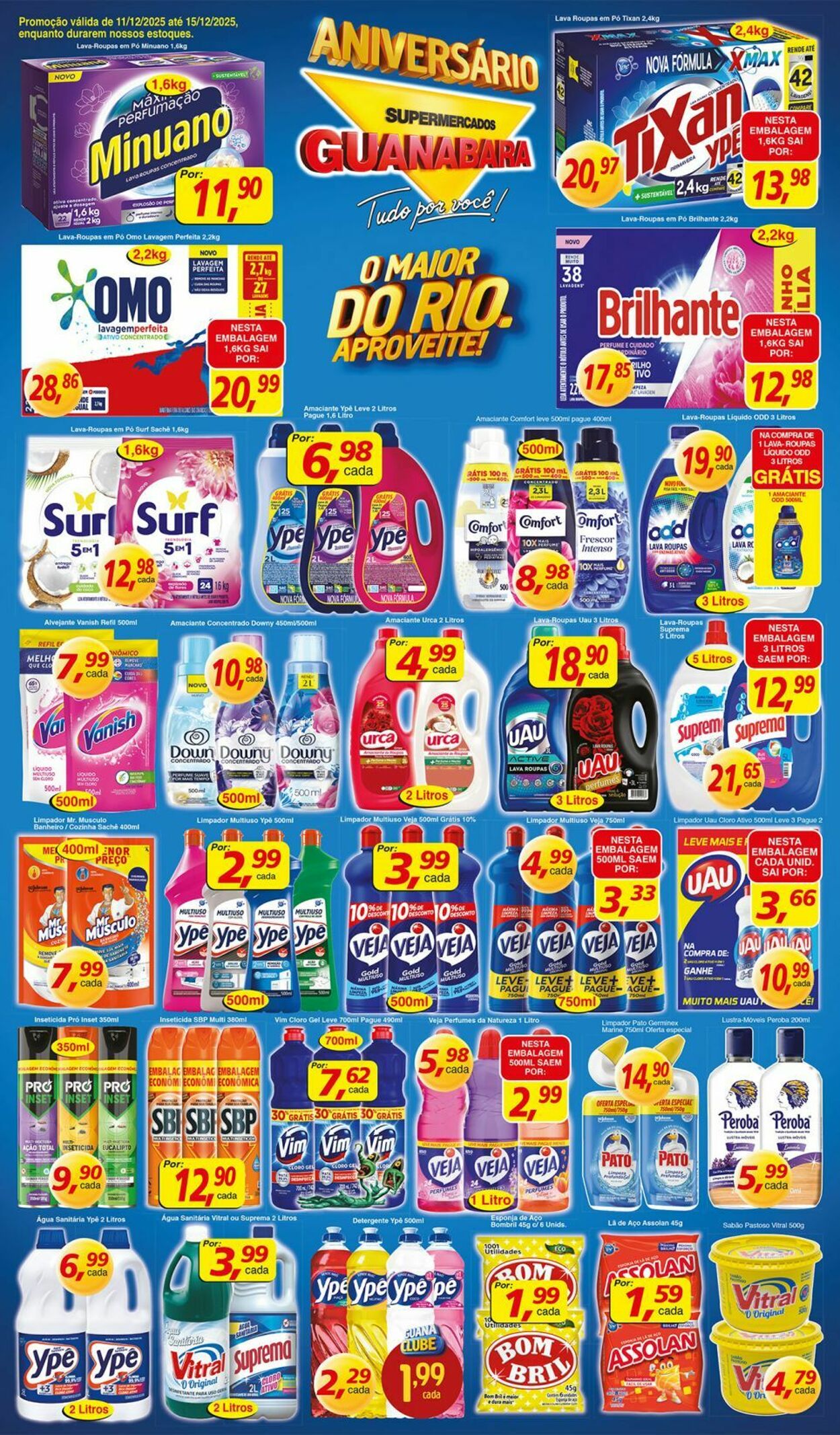 Folheto Supermercados Guanabara 11.12.2025 - 12.12.2025