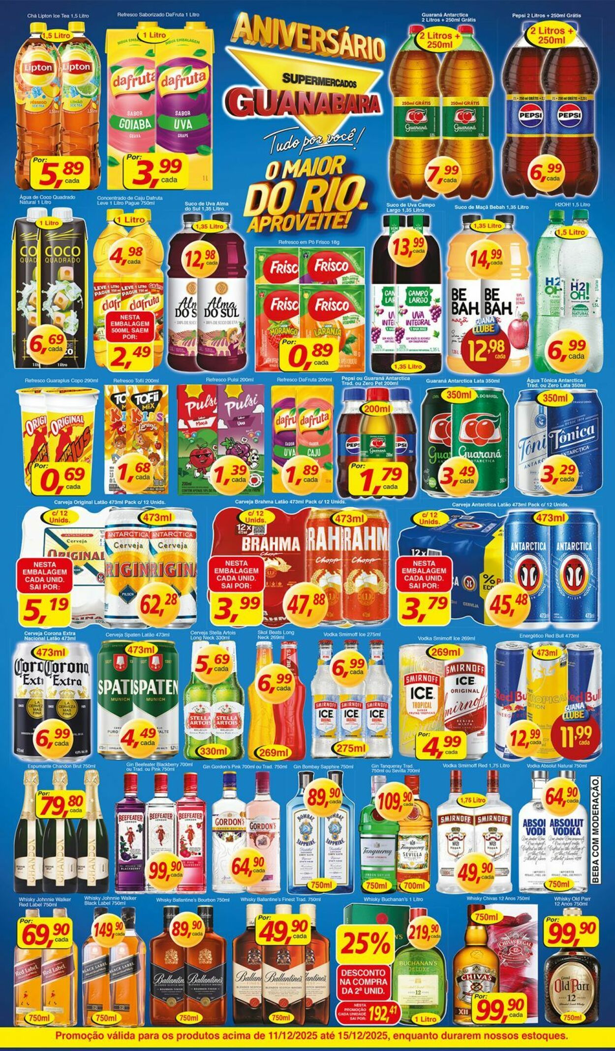 Folheto Supermercados Guanabara 11.12.2025 - 12.12.2025