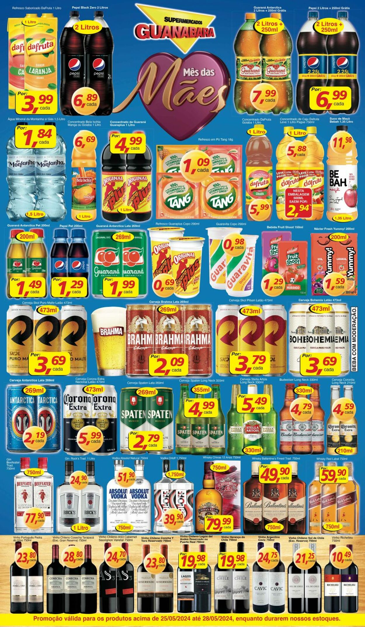 Folheto Supermercados Guanabara 25.05.2024 - 28.05.2024