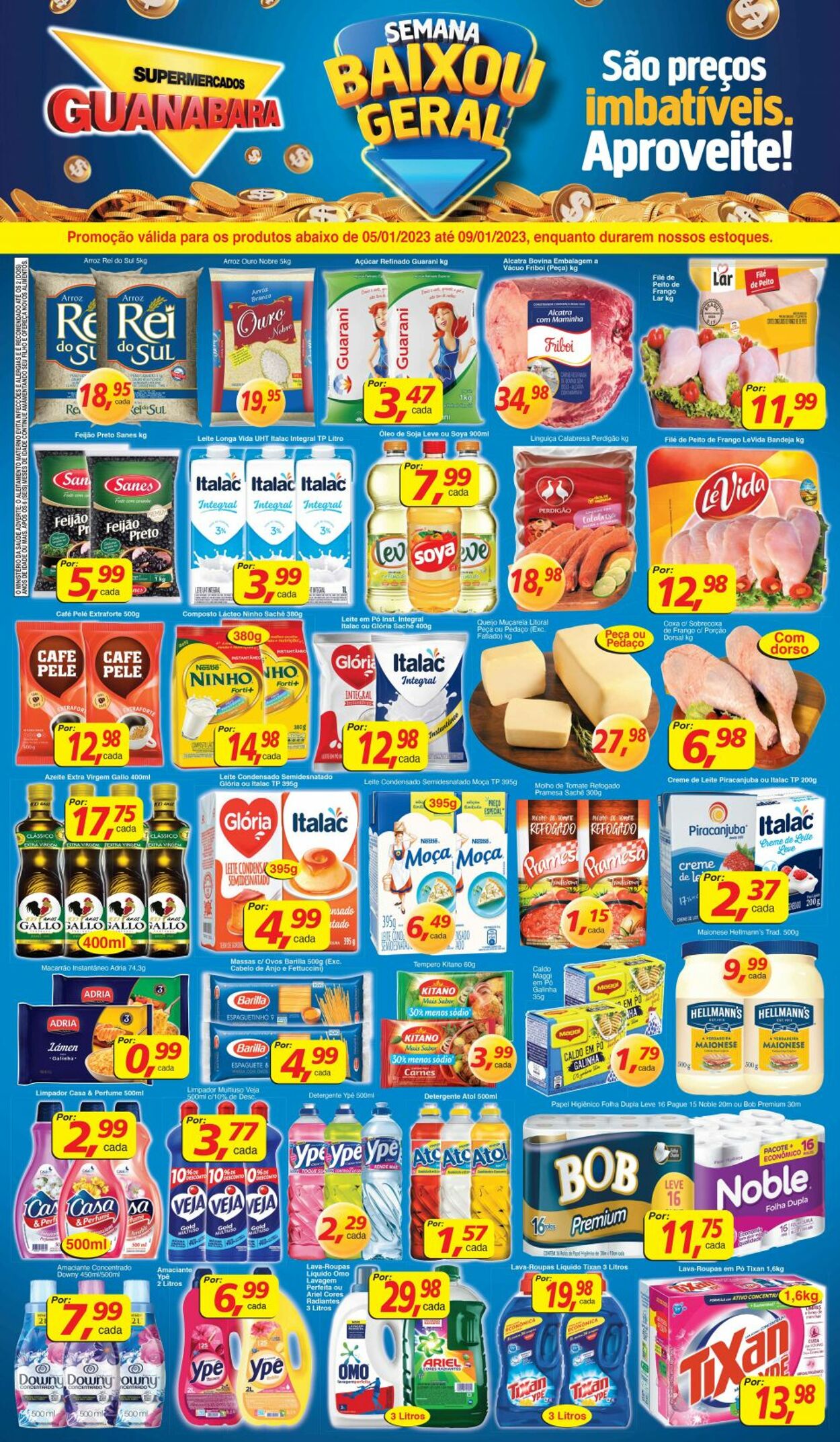 Folheto Supermercados Guanabara 05.01.2023-06.01.2023