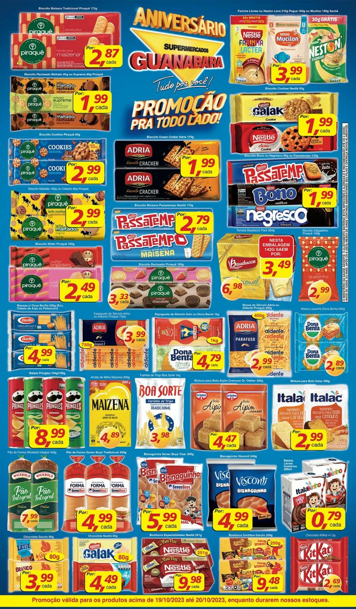 Folheto Supermercados Guanabara 19.10.2023 - 20.10.2023