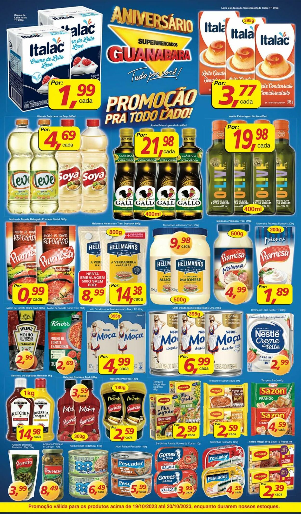 Folheto Supermercados Guanabara 19.10.2023 - 20.10.2023