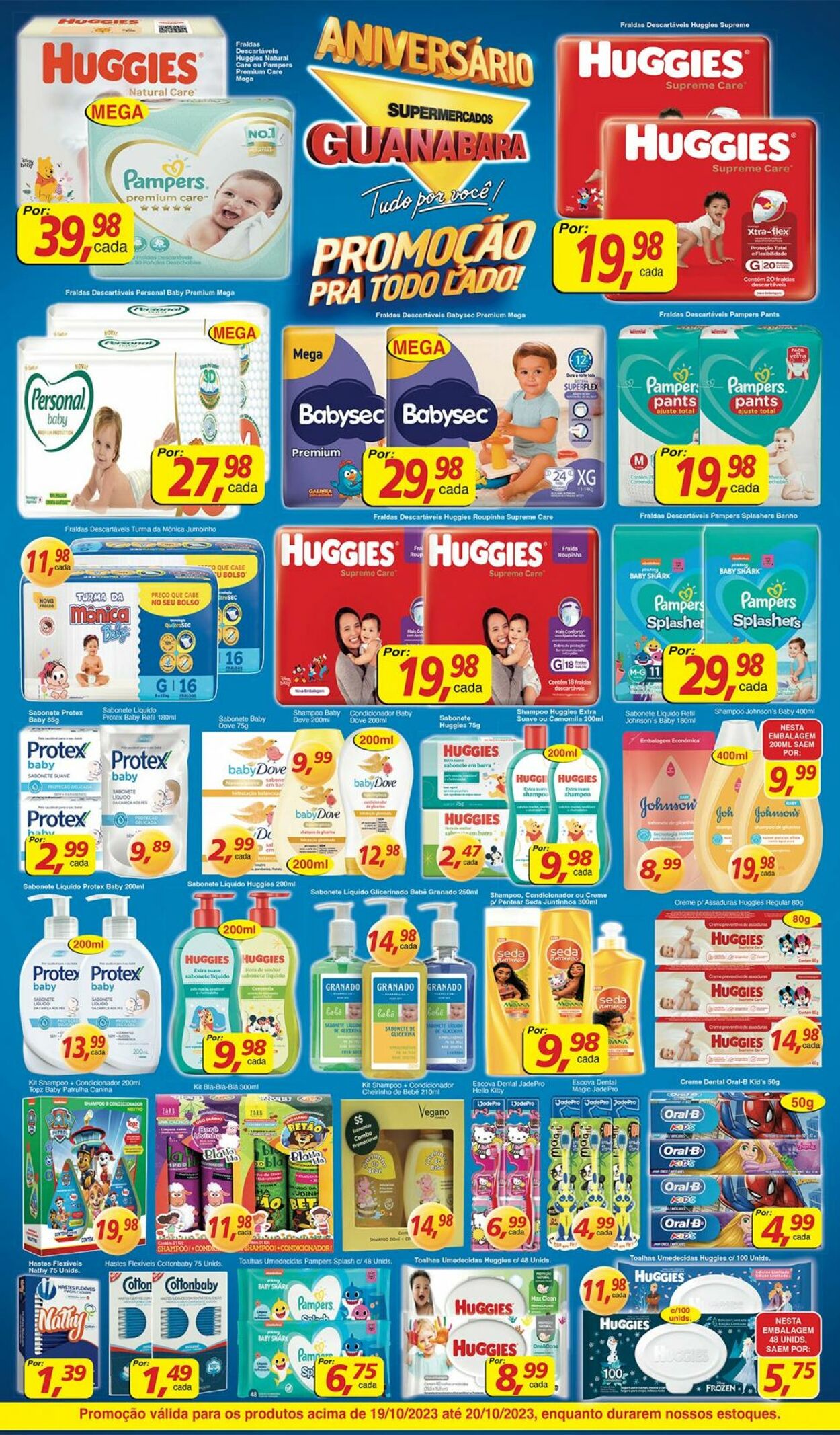 Folheto Supermercados Guanabara 19.10.2023 - 20.10.2023