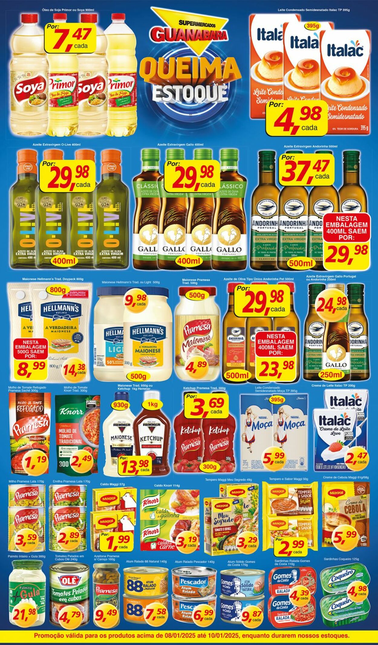 Folheto Supermercados Guanabara 08.01.2025 - 09.01.2025