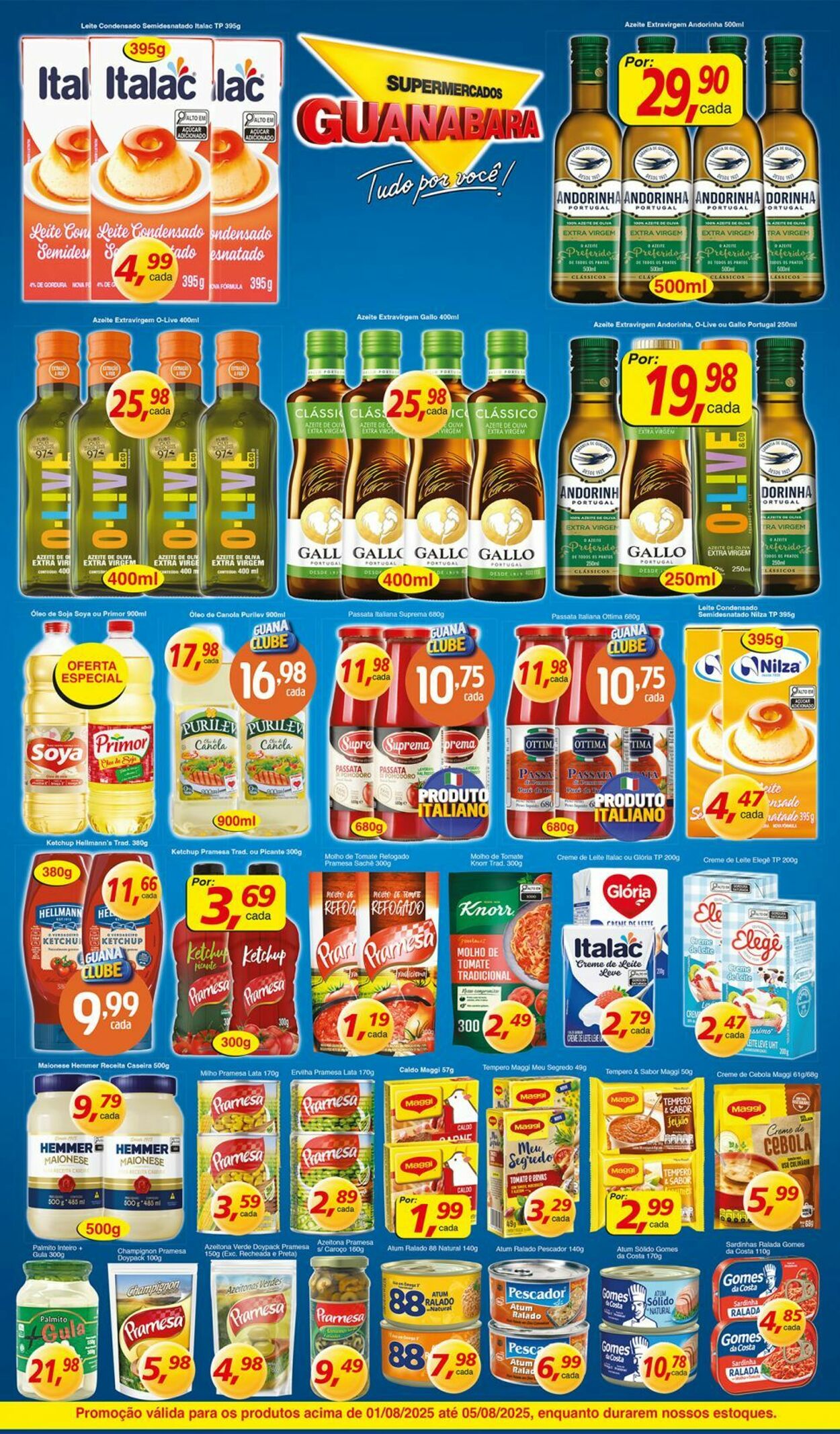 Folheto Supermercados Guanabara 01.08.2025 - 02.08.2025