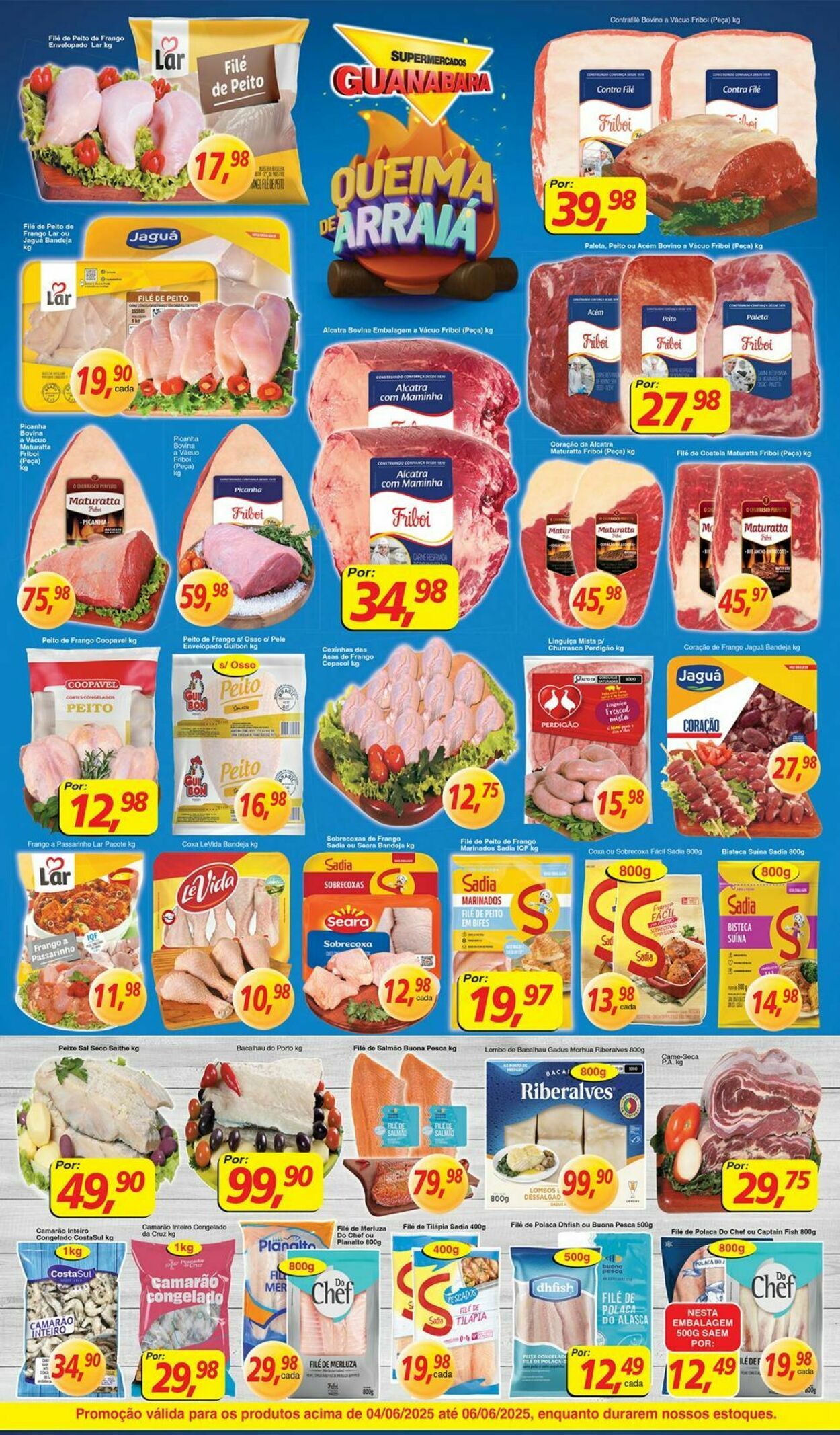Folheto Supermercados Guanabara 04.06.2025 - 05.06.2025