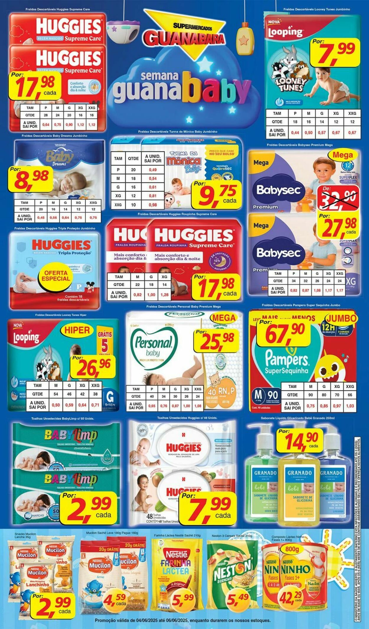 Folheto Supermercados Guanabara 04.06.2025 - 05.06.2025