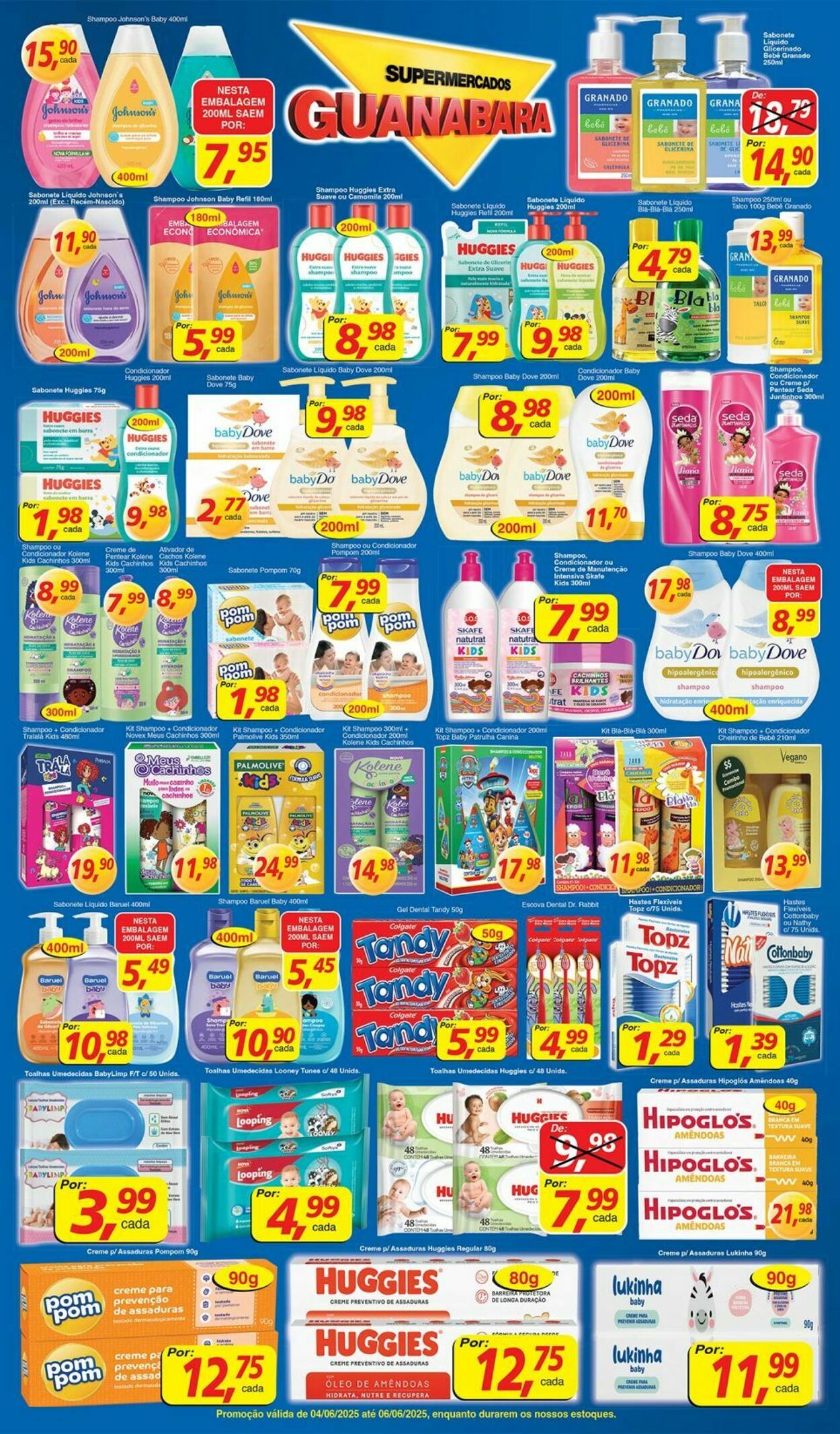 Folheto Supermercados Guanabara 04.06.2025 - 05.06.2025