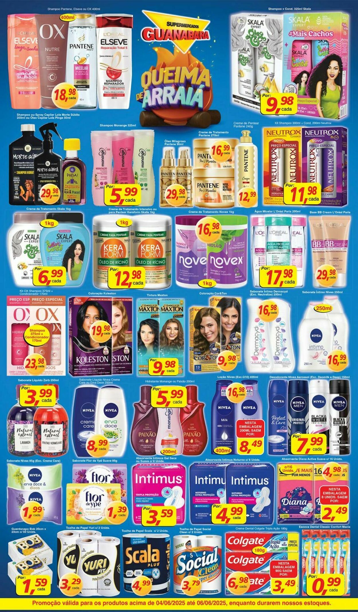 Folheto Supermercados Guanabara 04.06.2025 - 05.06.2025