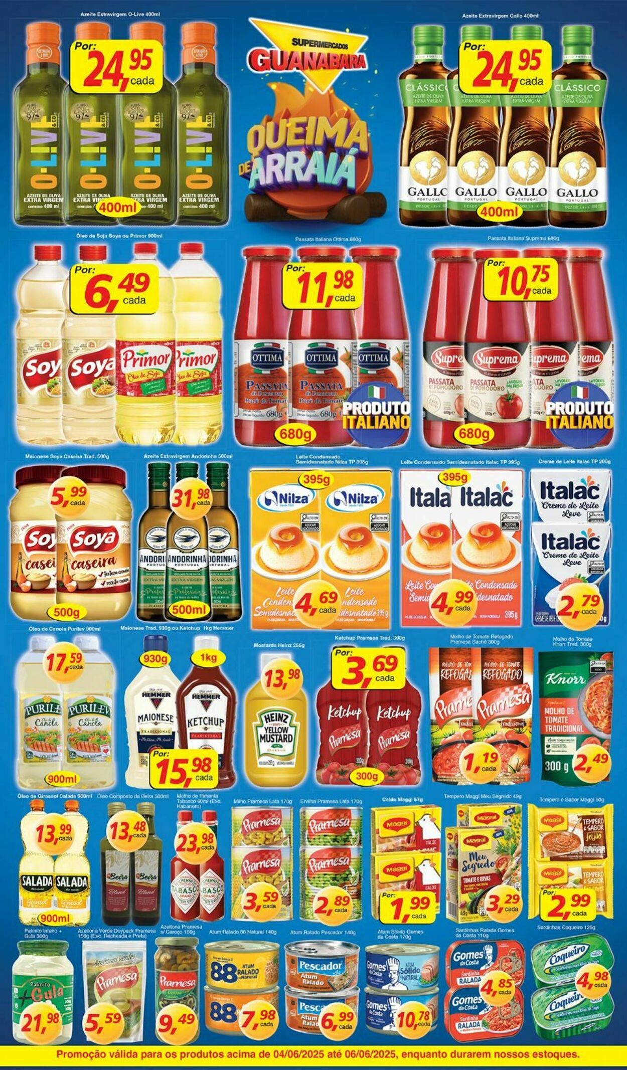 Folheto Supermercados Guanabara 04.06.2025 - 05.06.2025