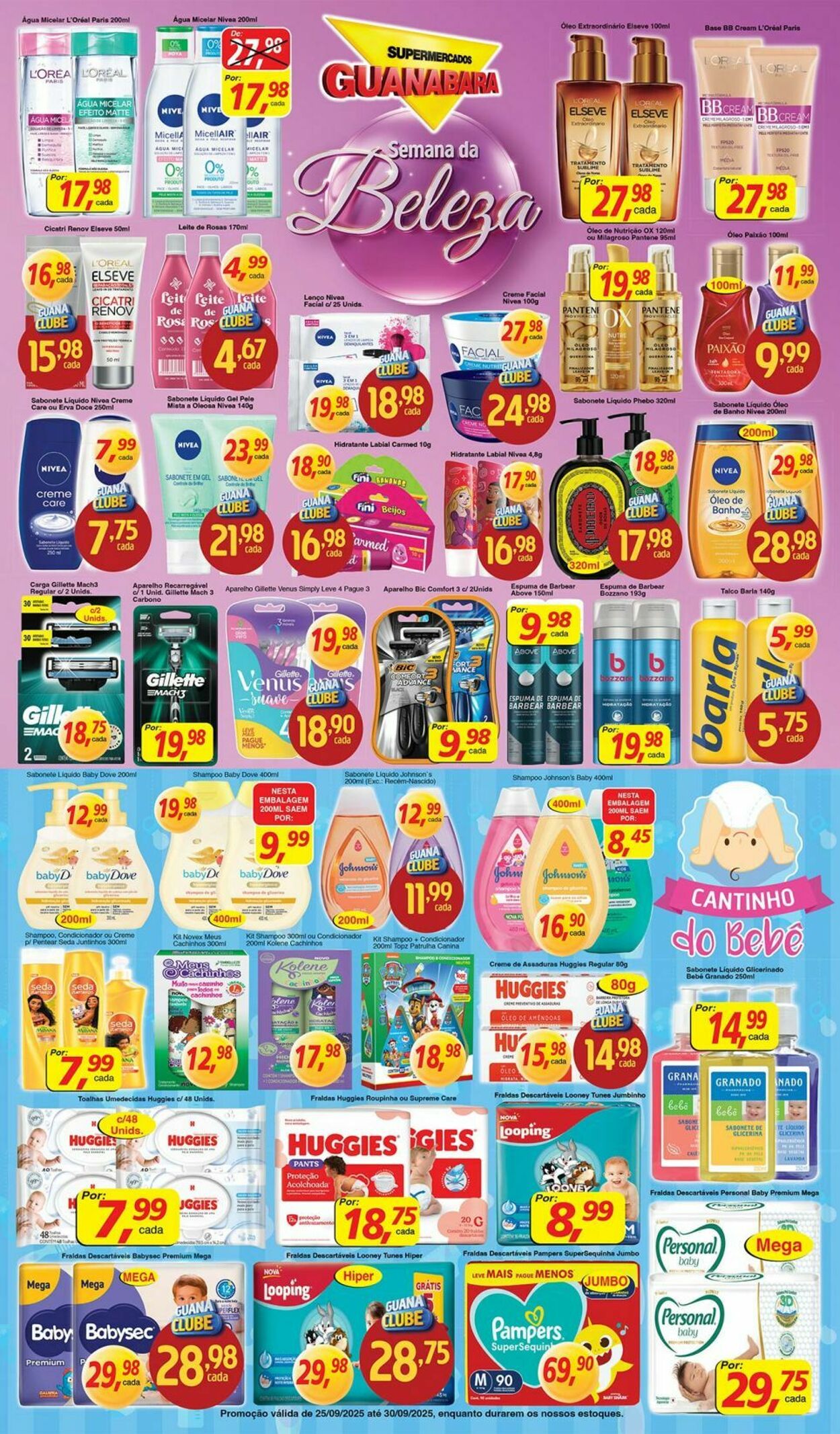 Folheto Supermercados Guanabara 25.09.2025 - 26.09.2025