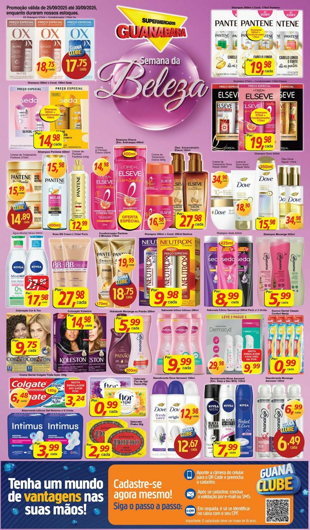 Folheto Supermercados Guanabara 25.09.2025 - 26.09.2025