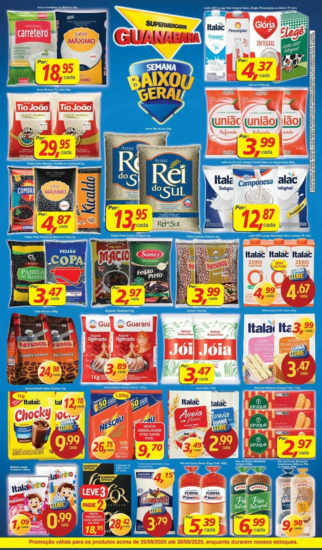 Folheto Supermercados Guanabara 25.09.2025 - 26.09.2025