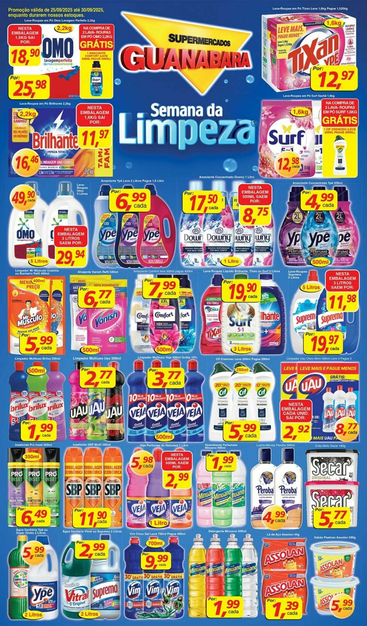 Folheto Supermercados Guanabara 25.09.2025 - 26.09.2025