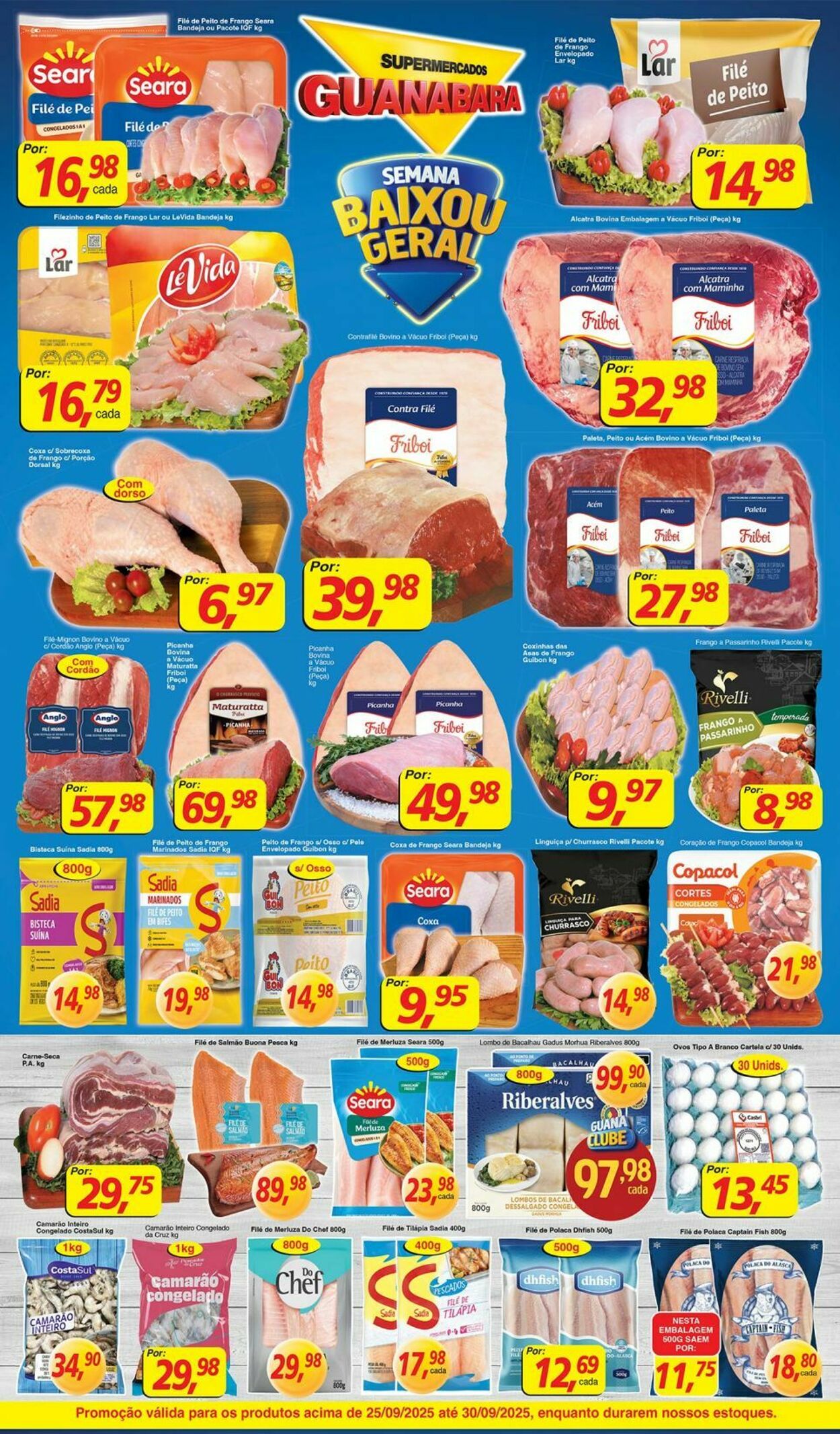 Folheto Supermercados Guanabara 25.09.2025 - 26.09.2025