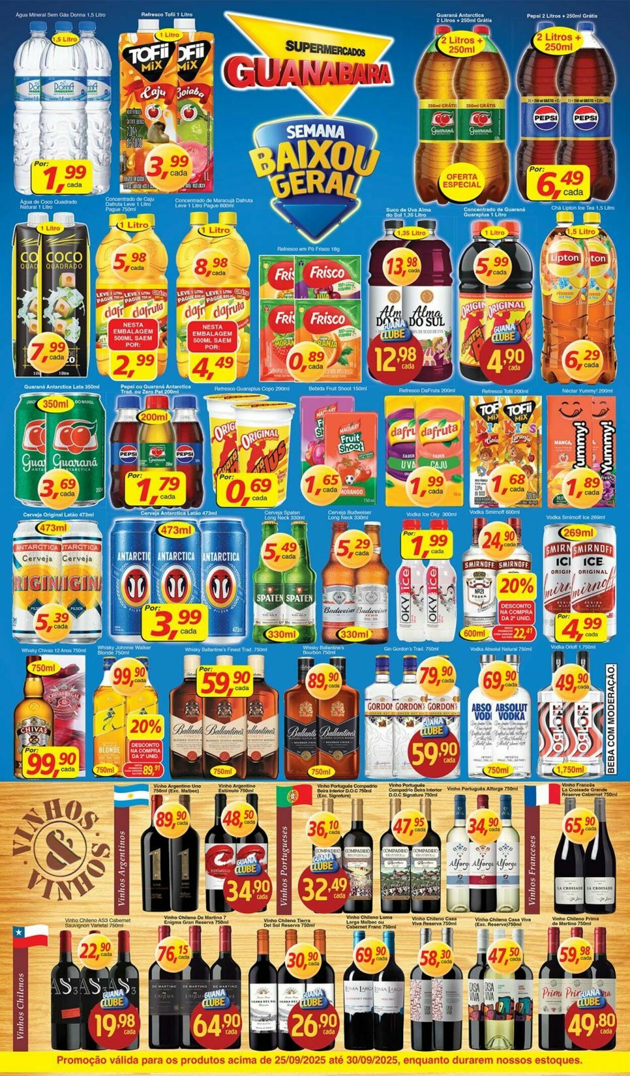 Folheto Supermercados Guanabara 25.09.2025 - 26.09.2025