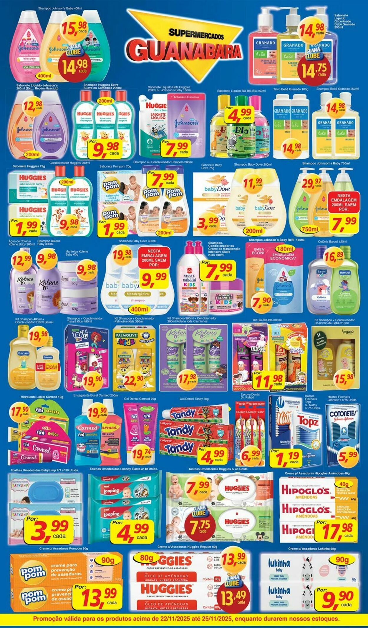 Folheto Supermercados Guanabara 22.11.2025 - 23.11.2025