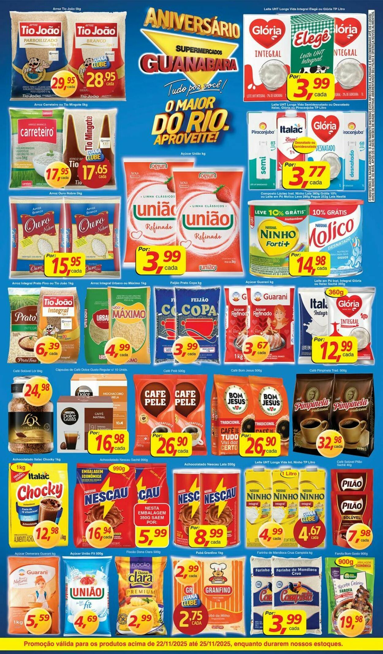 Folheto Supermercados Guanabara 22.11.2025 - 23.11.2025