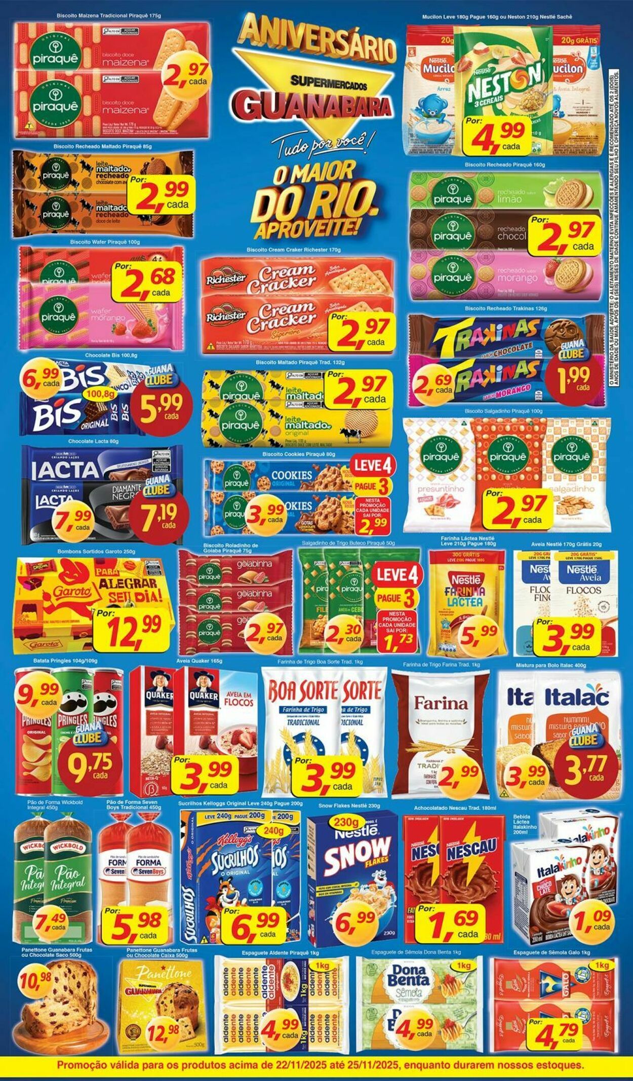 Folheto Supermercados Guanabara 22.11.2025 - 23.11.2025