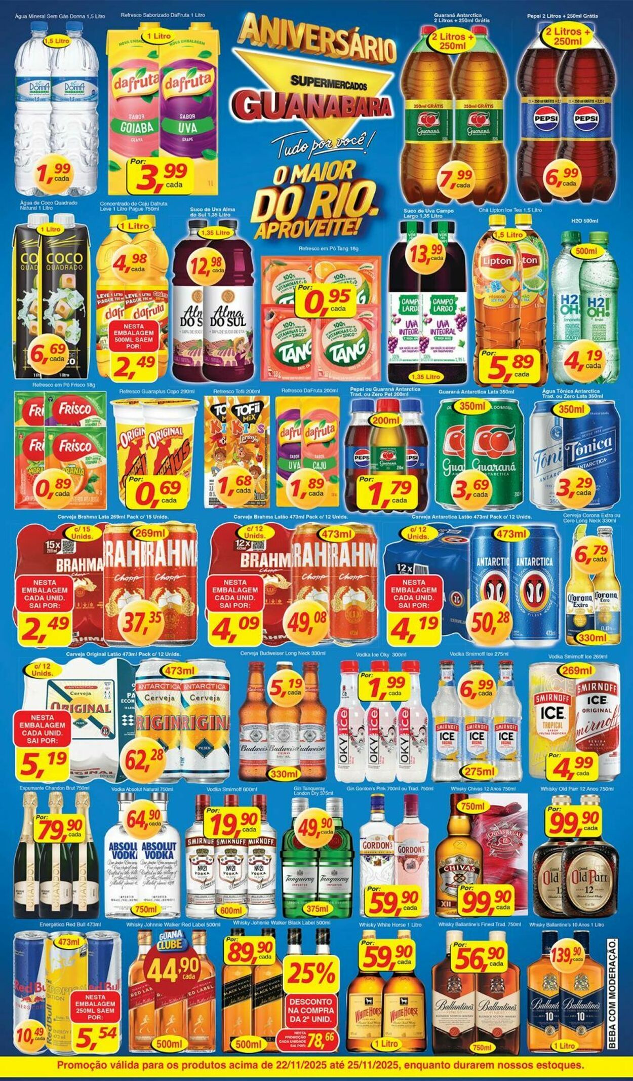 Folheto Supermercados Guanabara 22.11.2025 - 23.11.2025