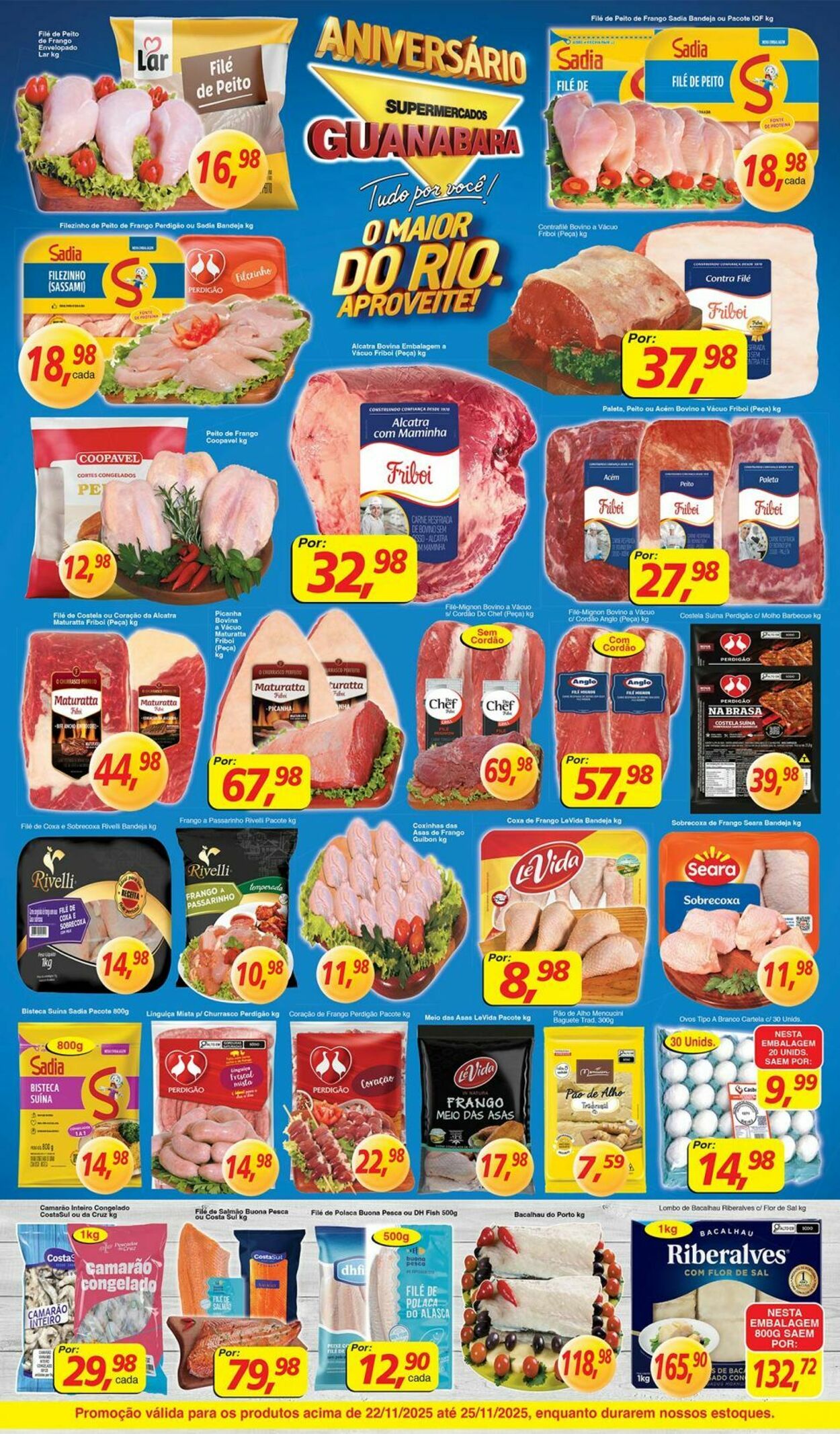 Folheto Supermercados Guanabara 22.11.2025 - 23.11.2025