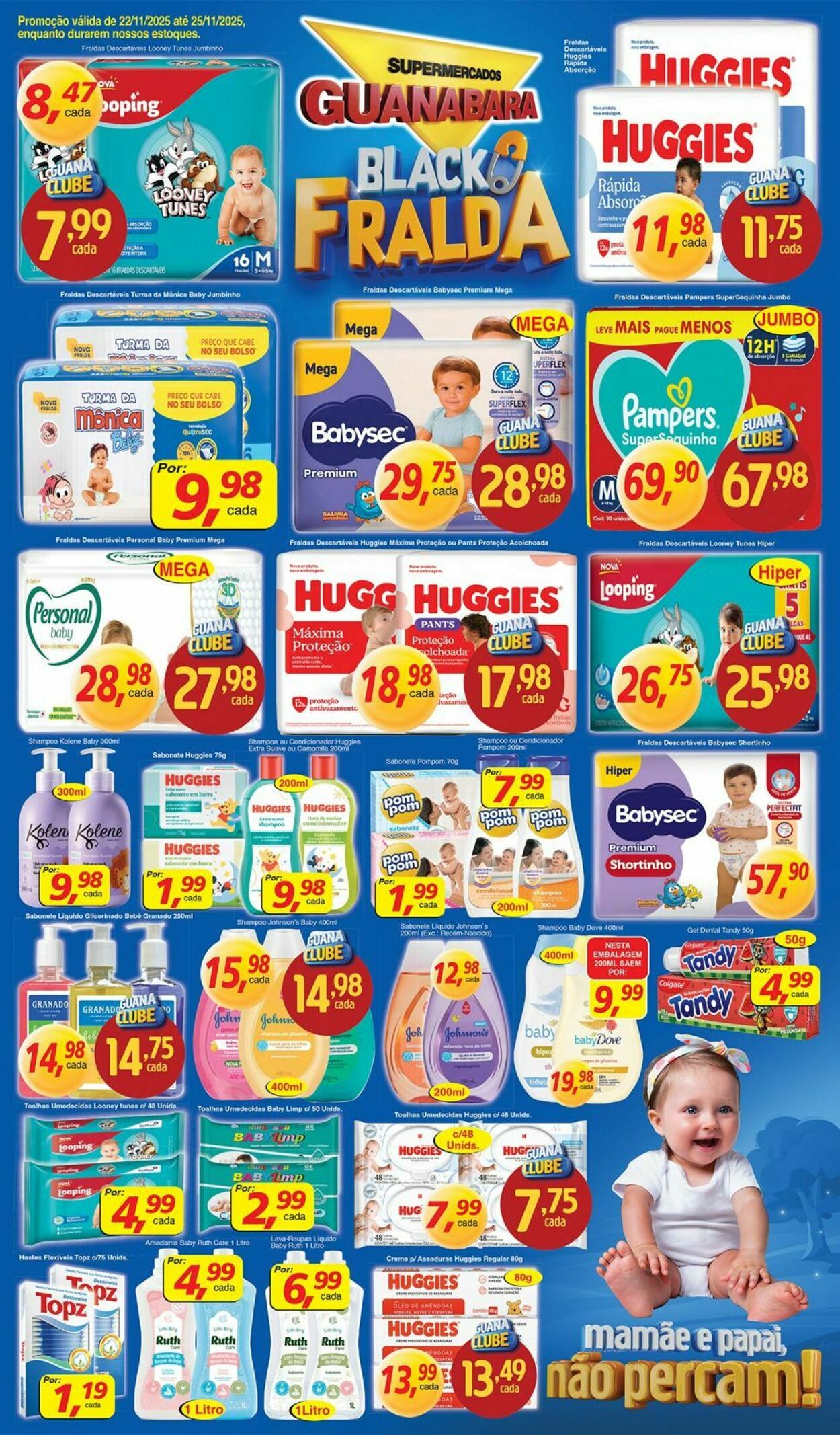 Folheto Supermercados Guanabara 22.11.2025 - 23.11.2025