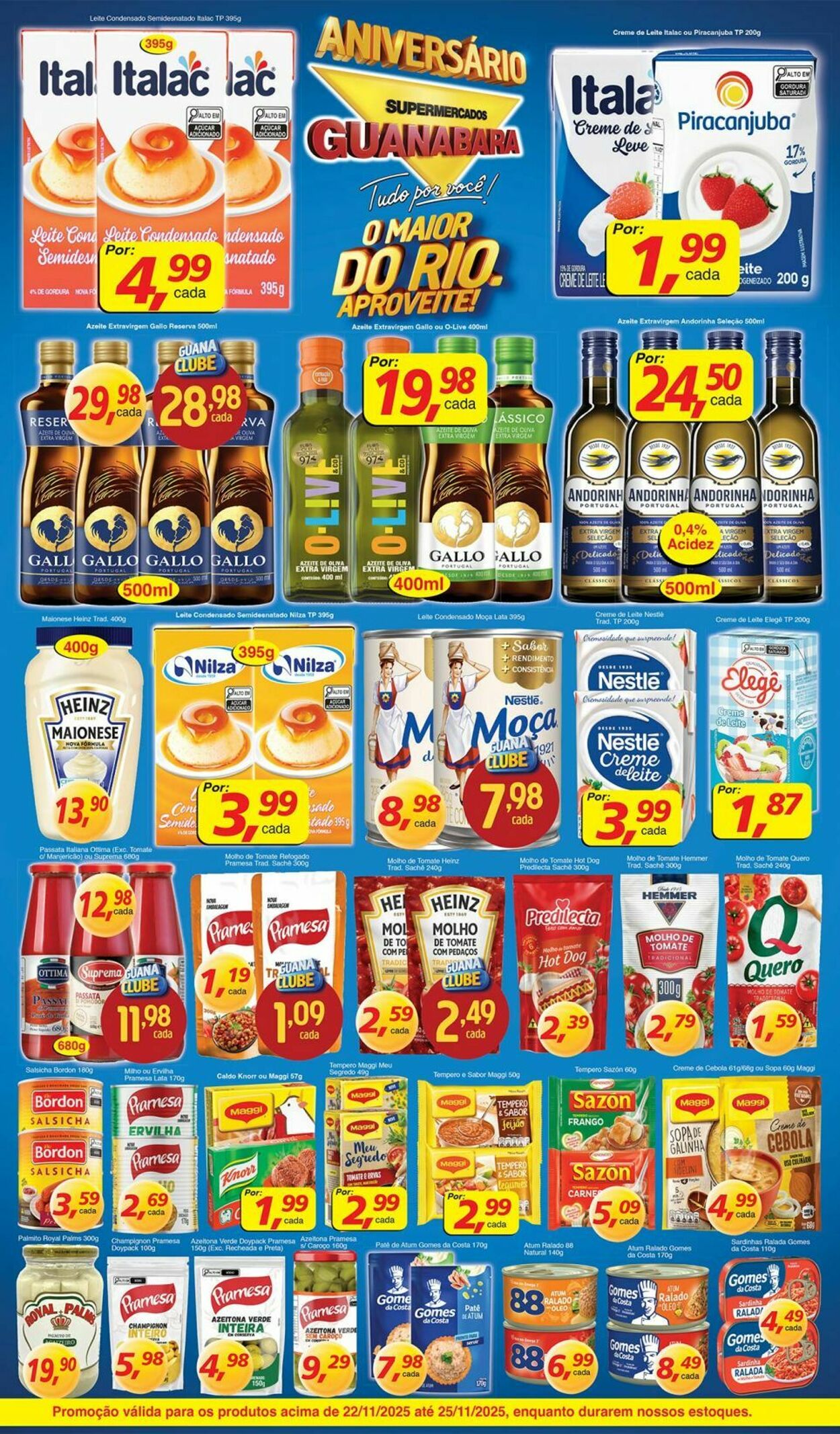 Folheto Supermercados Guanabara 22.11.2025 - 23.11.2025