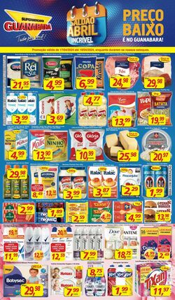 Folheto Supermercados Guanabara 20.04.2024 - 24.04.2024