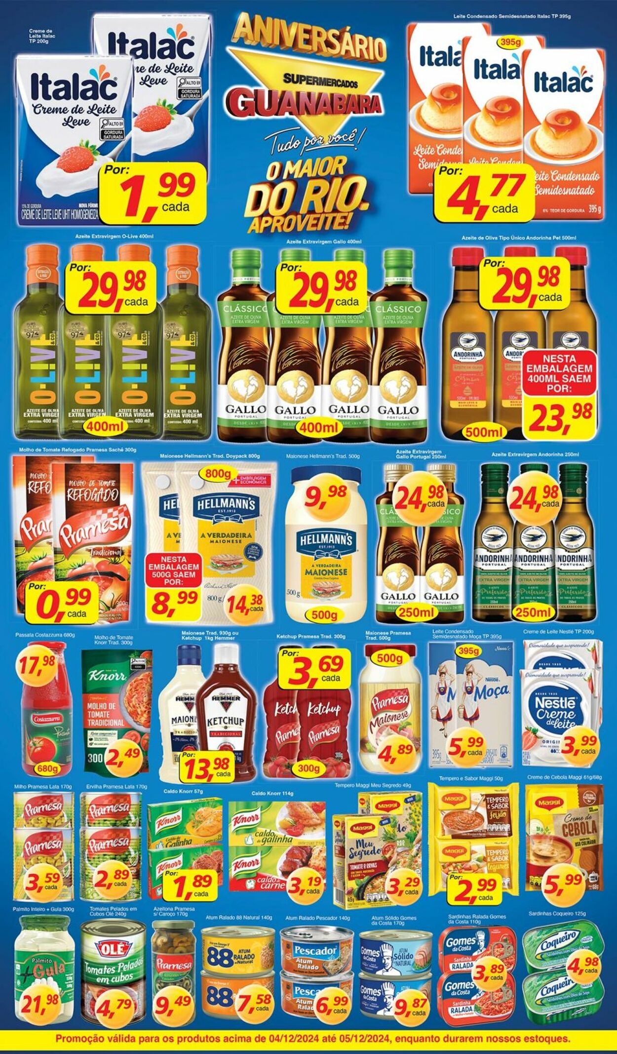 Folheto Supermercados Guanabara 04.12.2024 - 05.12.2024