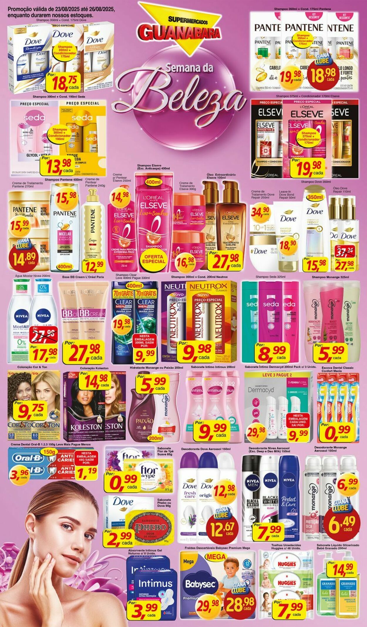 Folheto Supermercados Guanabara 23.08.2025 - 24.08.2025