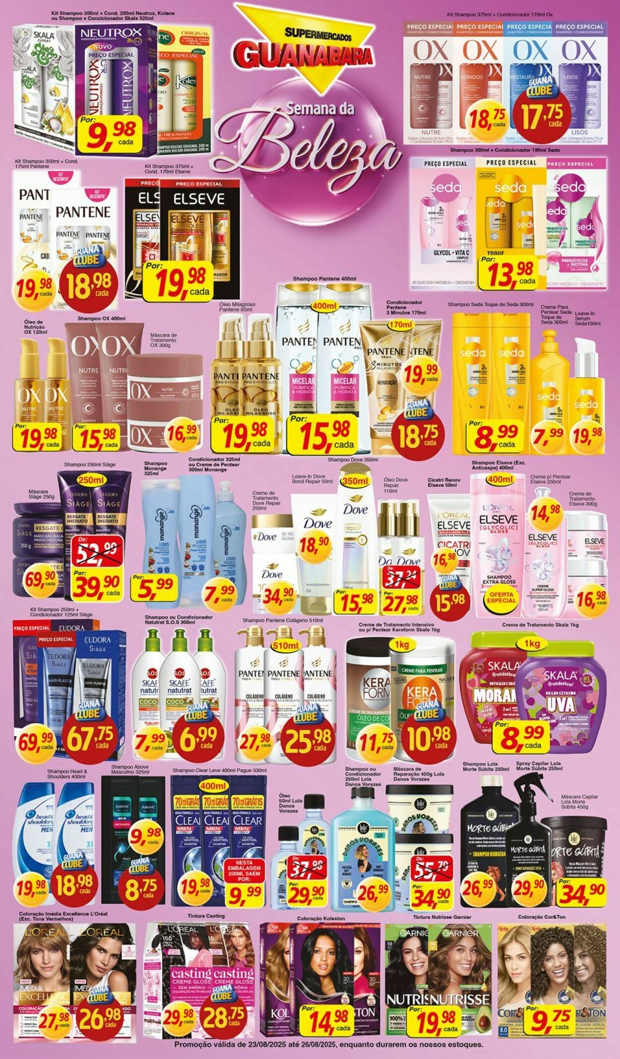 Folheto Supermercados Guanabara 23.08.2025 - 24.08.2025