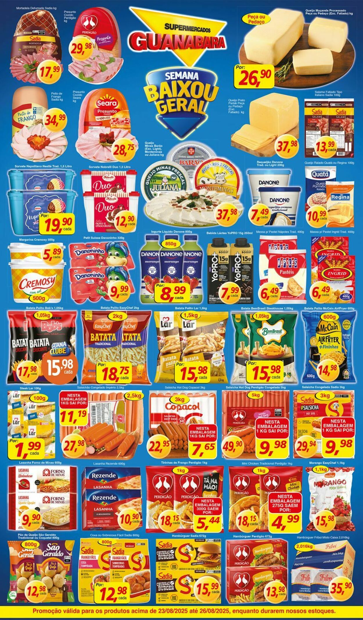 Folheto Supermercados Guanabara 23.08.2025 - 24.08.2025