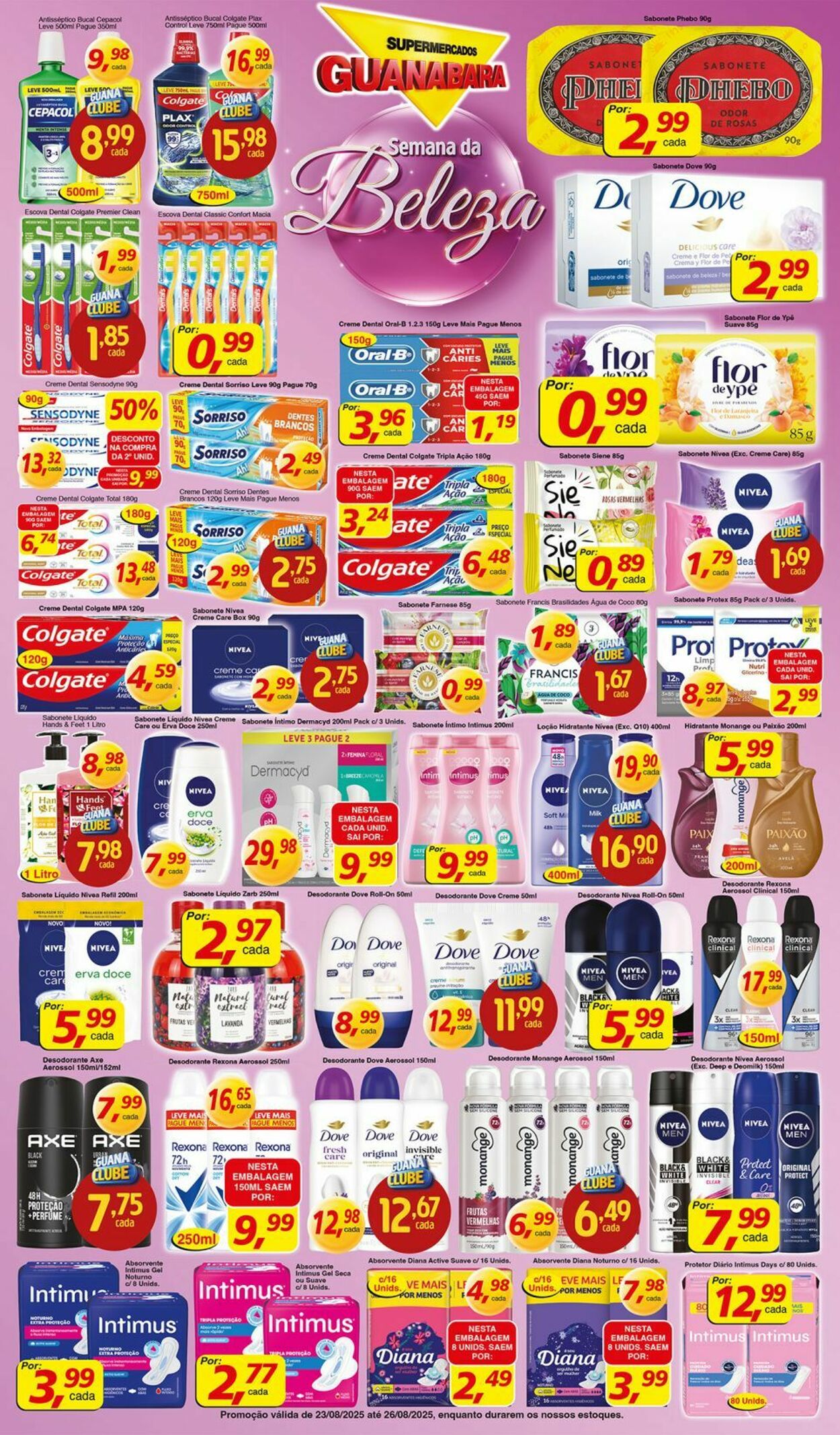 Folheto Supermercados Guanabara 23.08.2025 - 24.08.2025