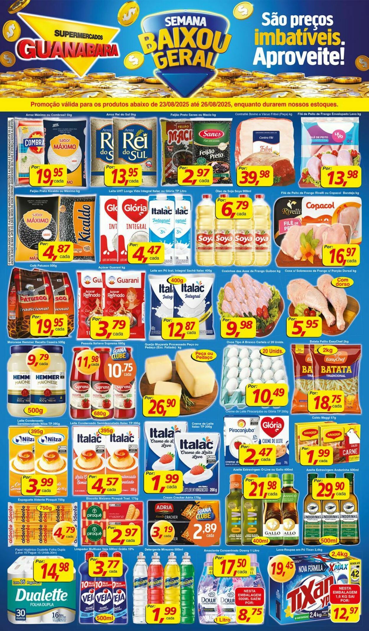 Folheto Supermercados Guanabara 23.08.2025 - 24.08.2025