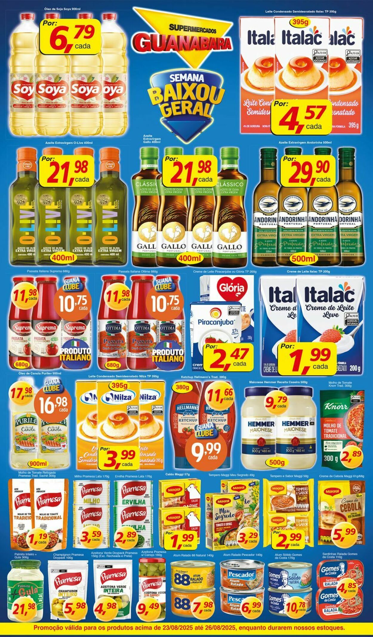 Folheto Supermercados Guanabara 23.08.2025 - 24.08.2025