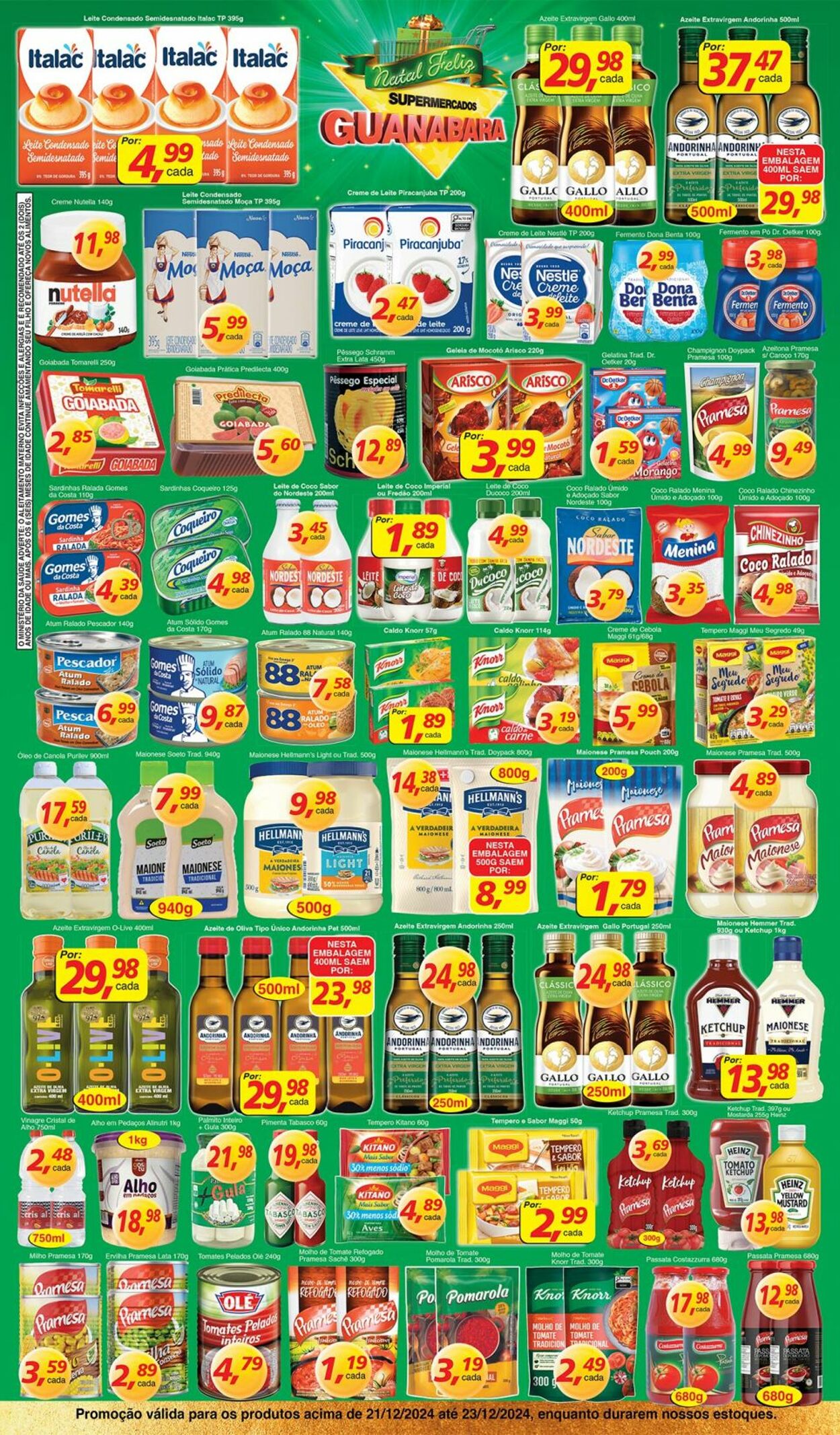 Folheto Supermercados Guanabara 21.12.2024 - 22.12.2024