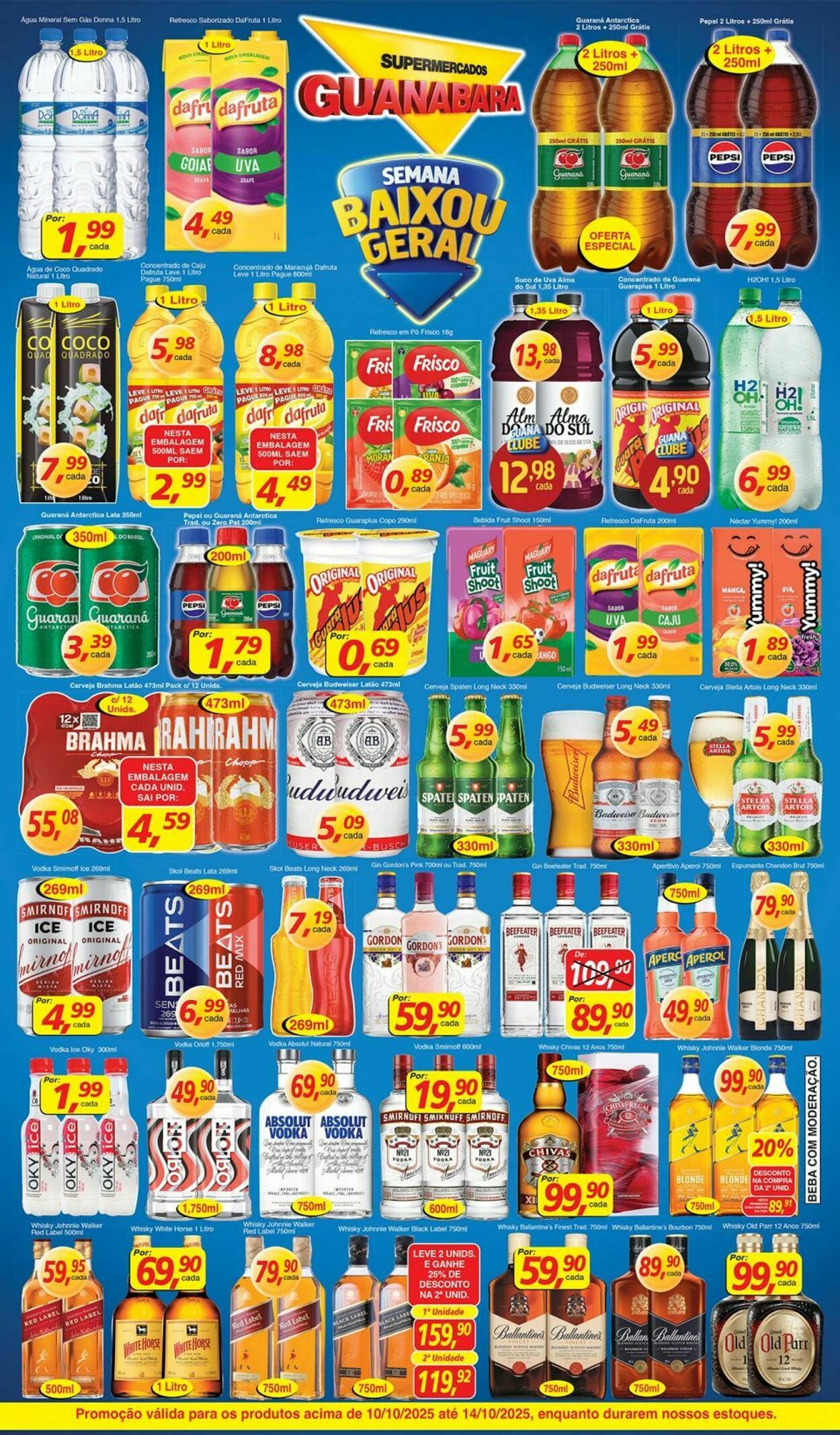 Folheto Supermercados Guanabara 10.10.2025 - 11.10.2025