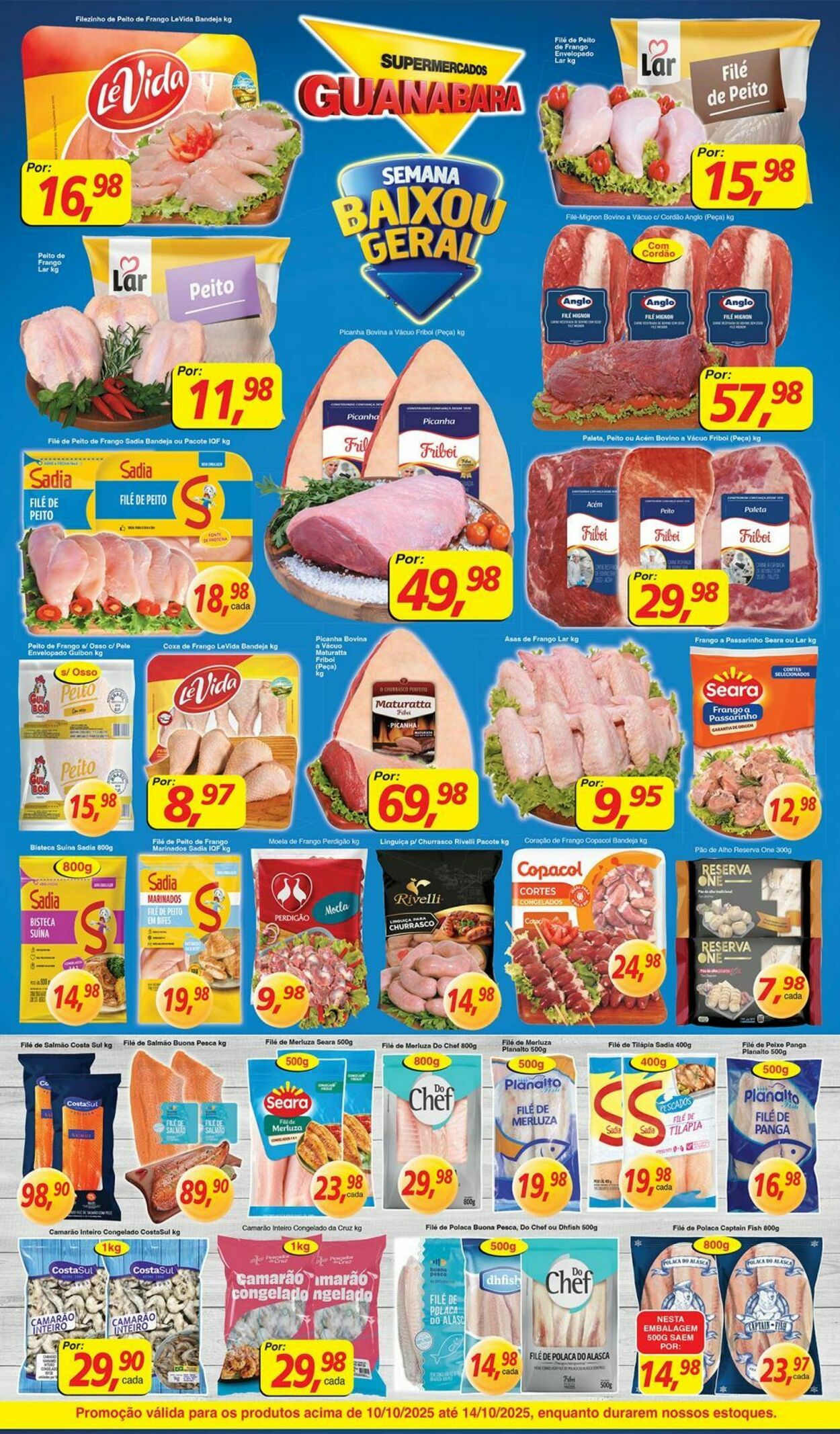 Folheto Supermercados Guanabara 10.10.2025 - 11.10.2025