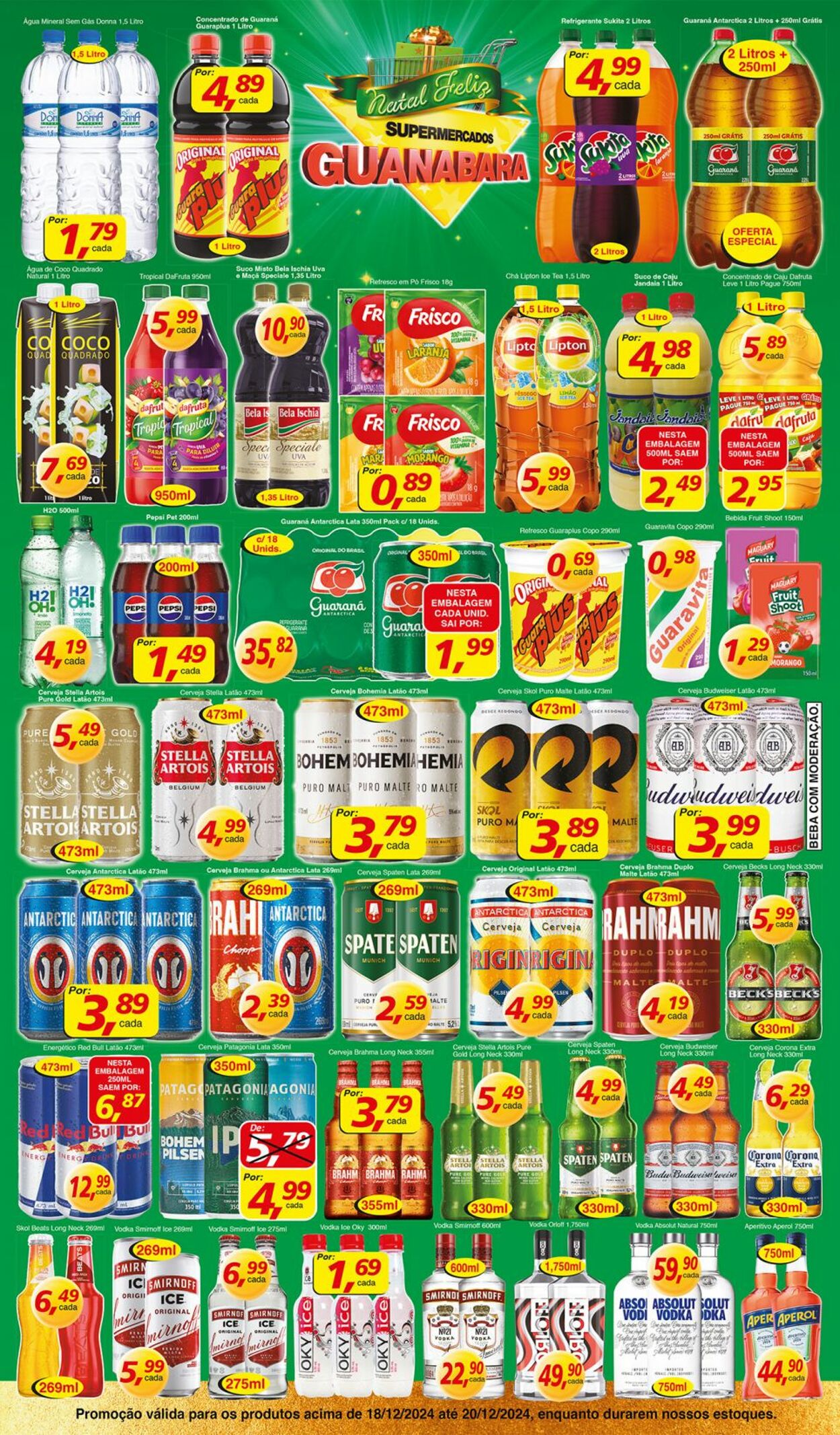 Folheto Supermercados Guanabara 18.12.2024 - 19.12.2024