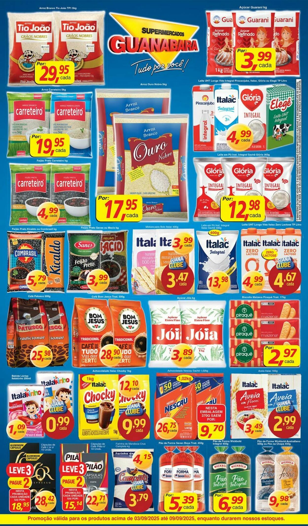 Folheto Supermercados Guanabara 03.09.2025 - 04.09.2025