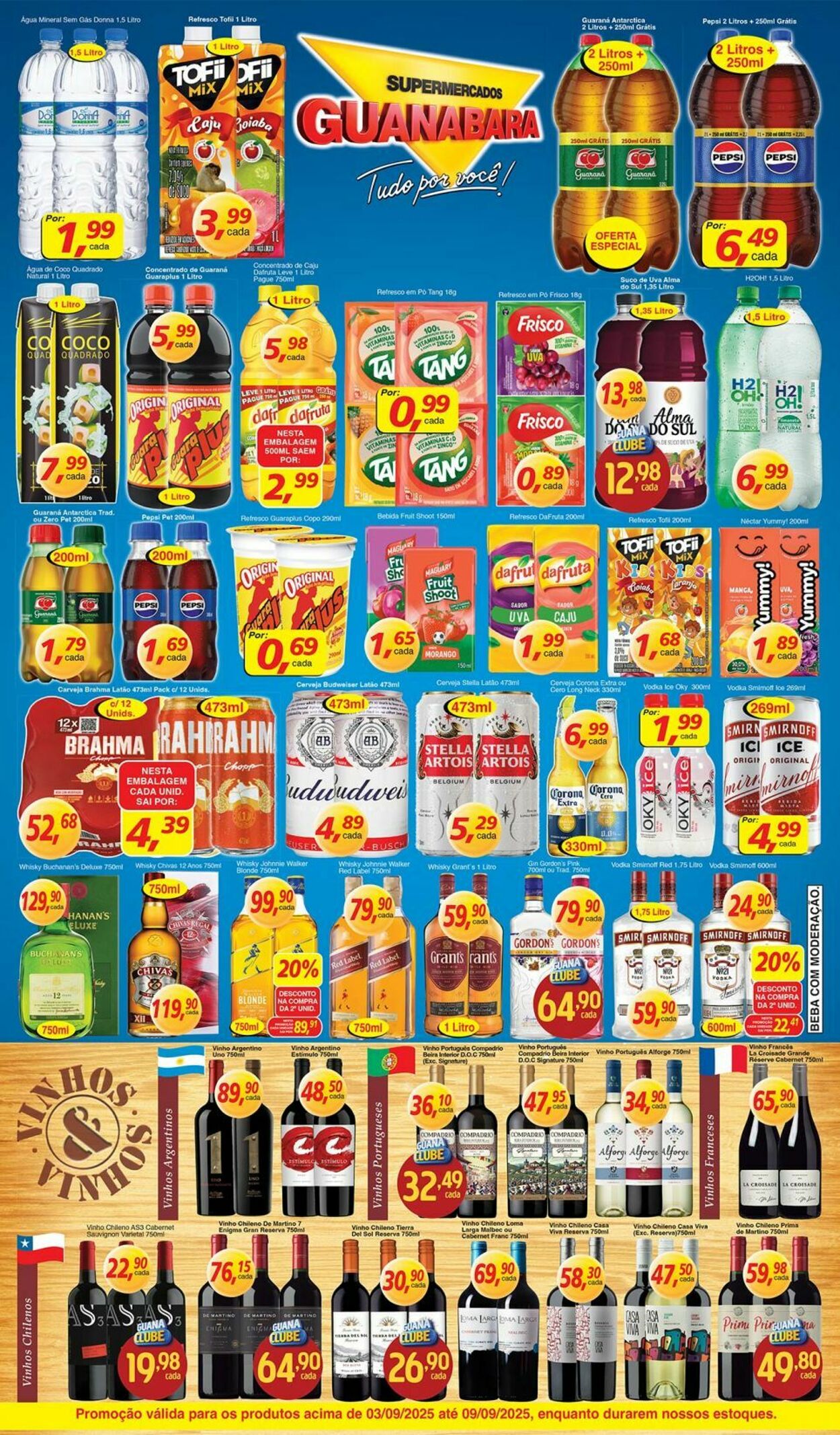 Folheto Supermercados Guanabara 03.09.2025 - 04.09.2025