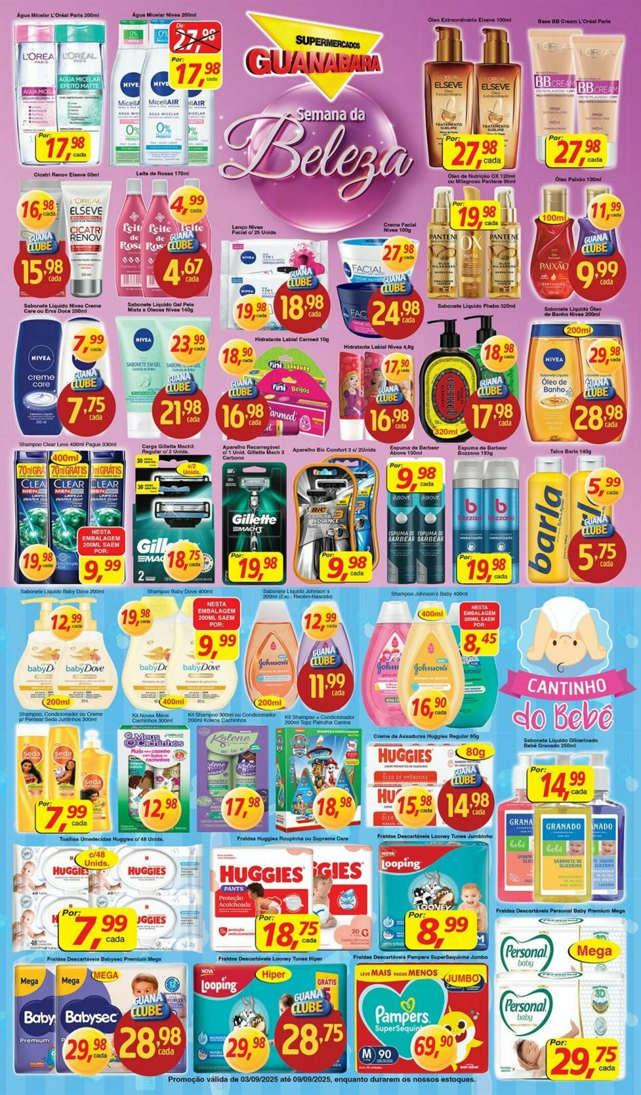 Folheto Supermercados Guanabara 03.09.2025 - 04.09.2025