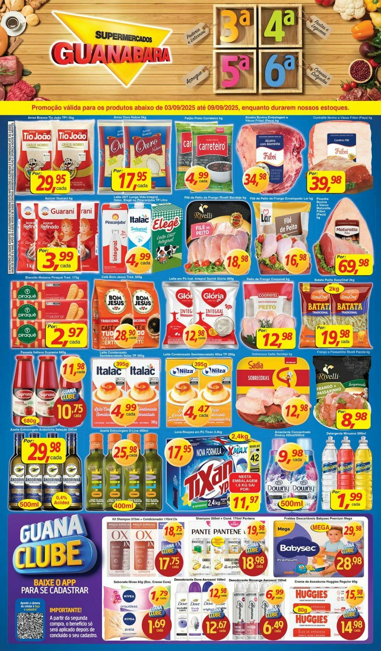Folheto Supermercados Guanabara 03.09.2025 - 04.09.2025