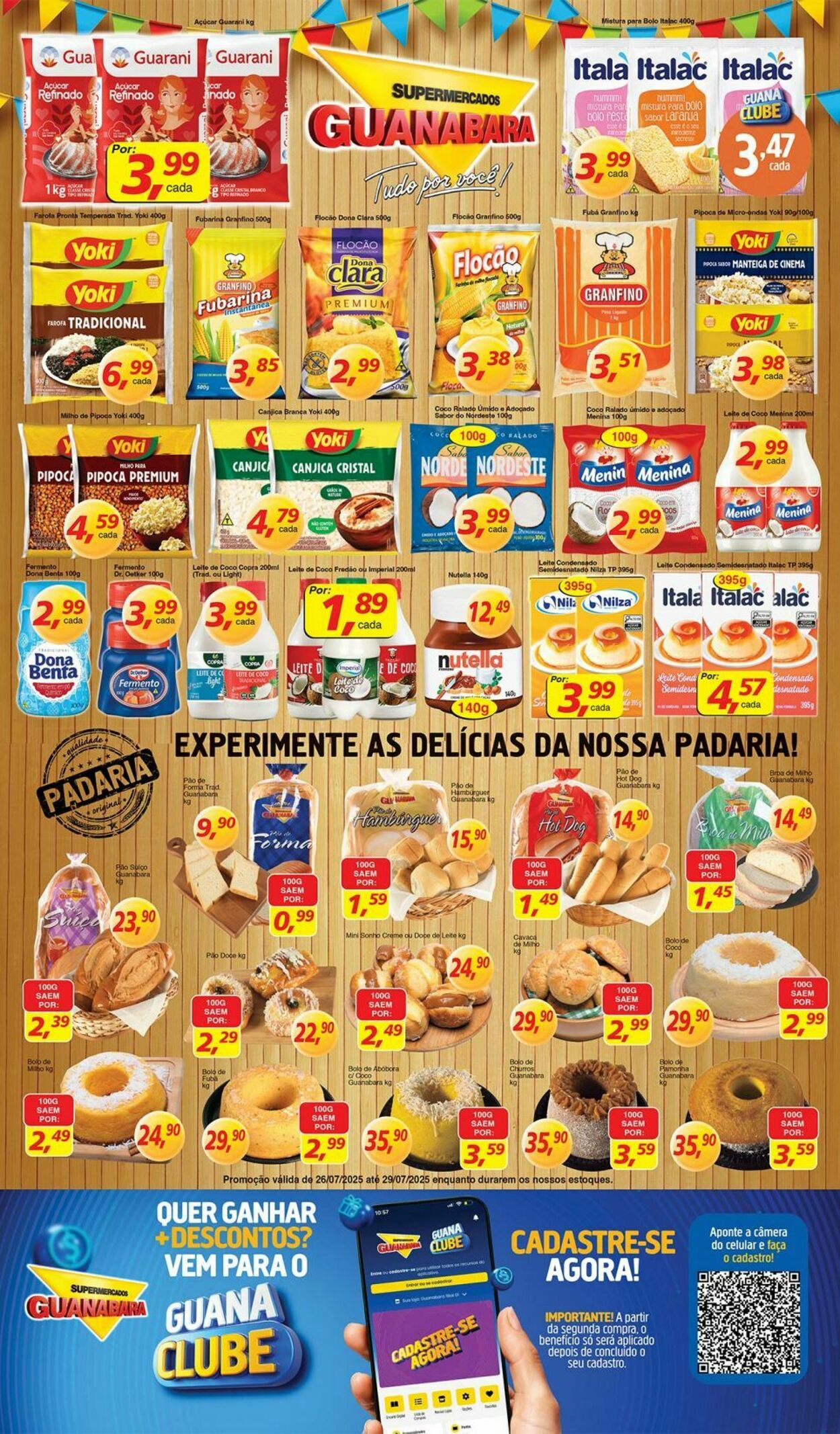 Folheto Supermercados Guanabara 26.07.2025 - 27.07.2025
