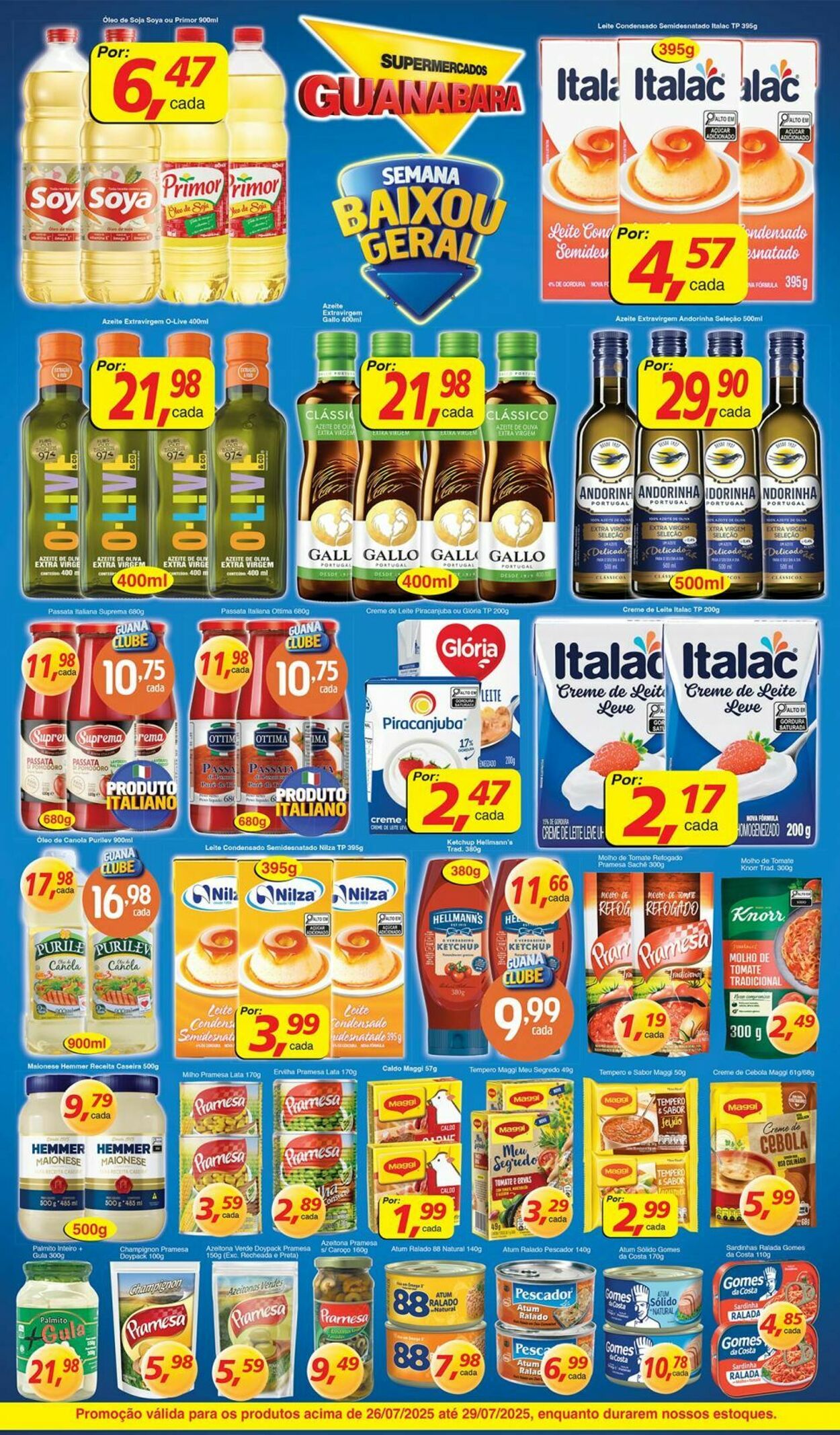 Folheto Supermercados Guanabara 26.07.2025 - 27.07.2025