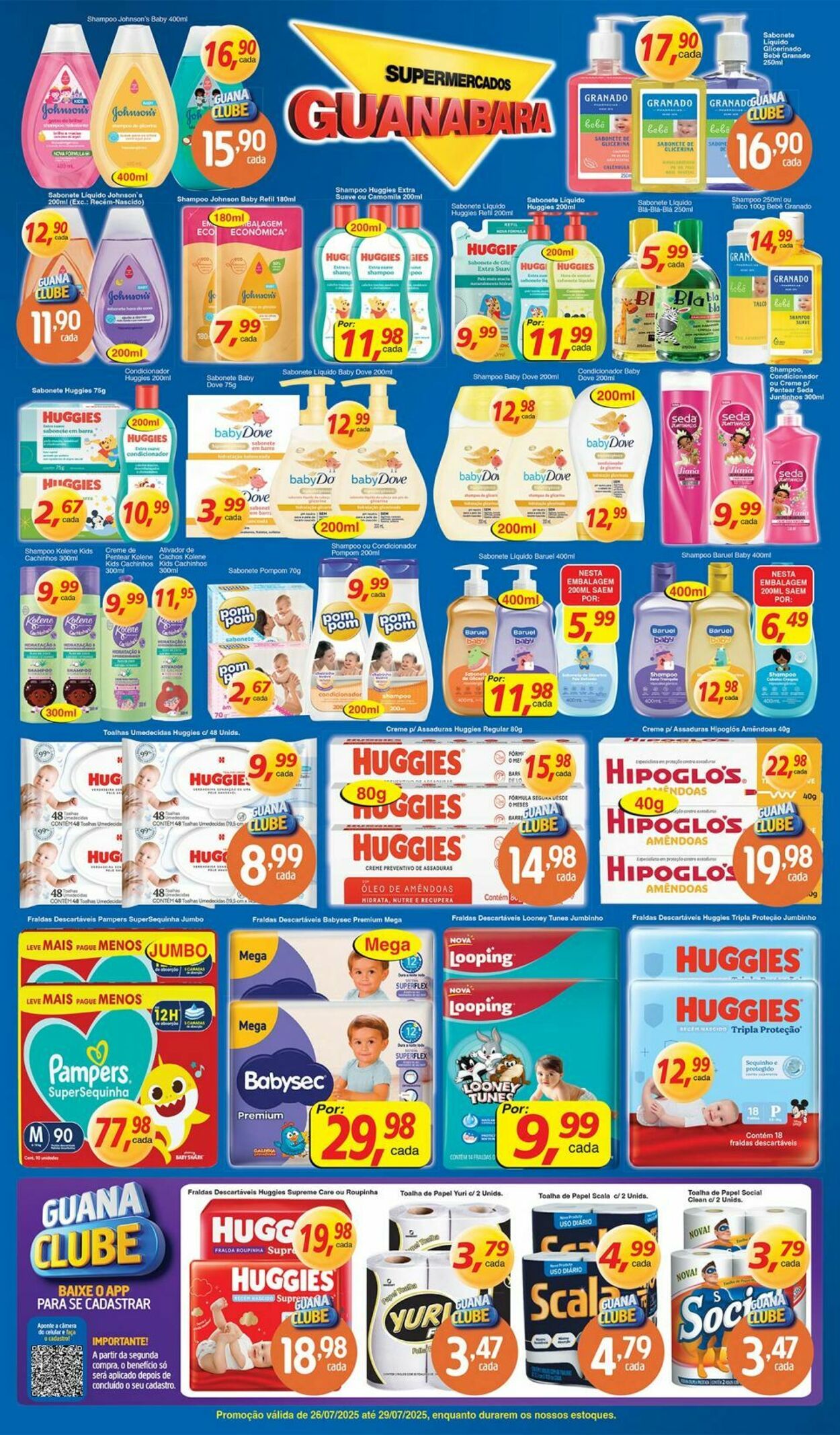 Folheto Supermercados Guanabara 26.07.2025 - 27.07.2025