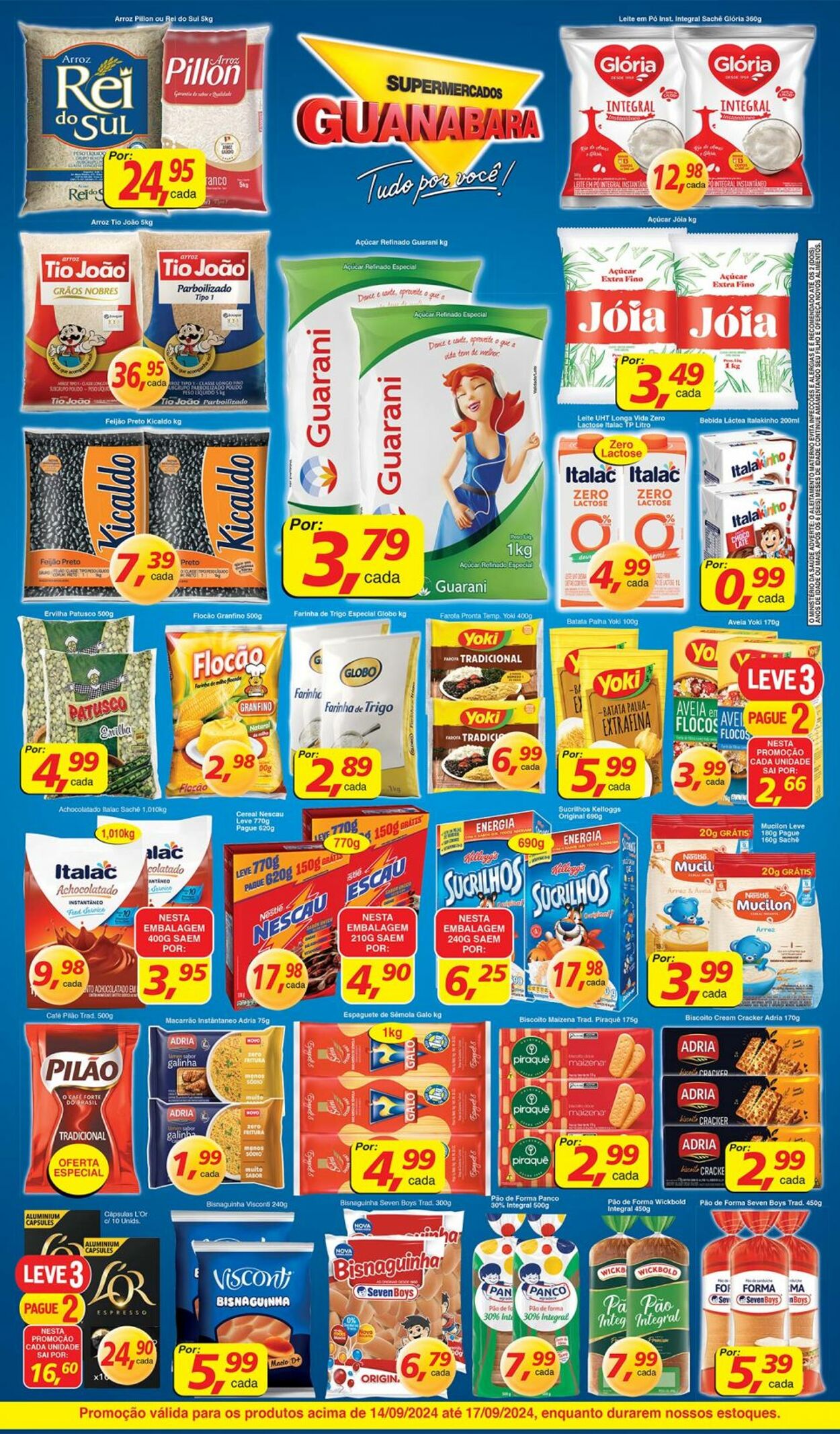 Folheto Supermercados Guanabara 14.09.2024 - 15.09.2024