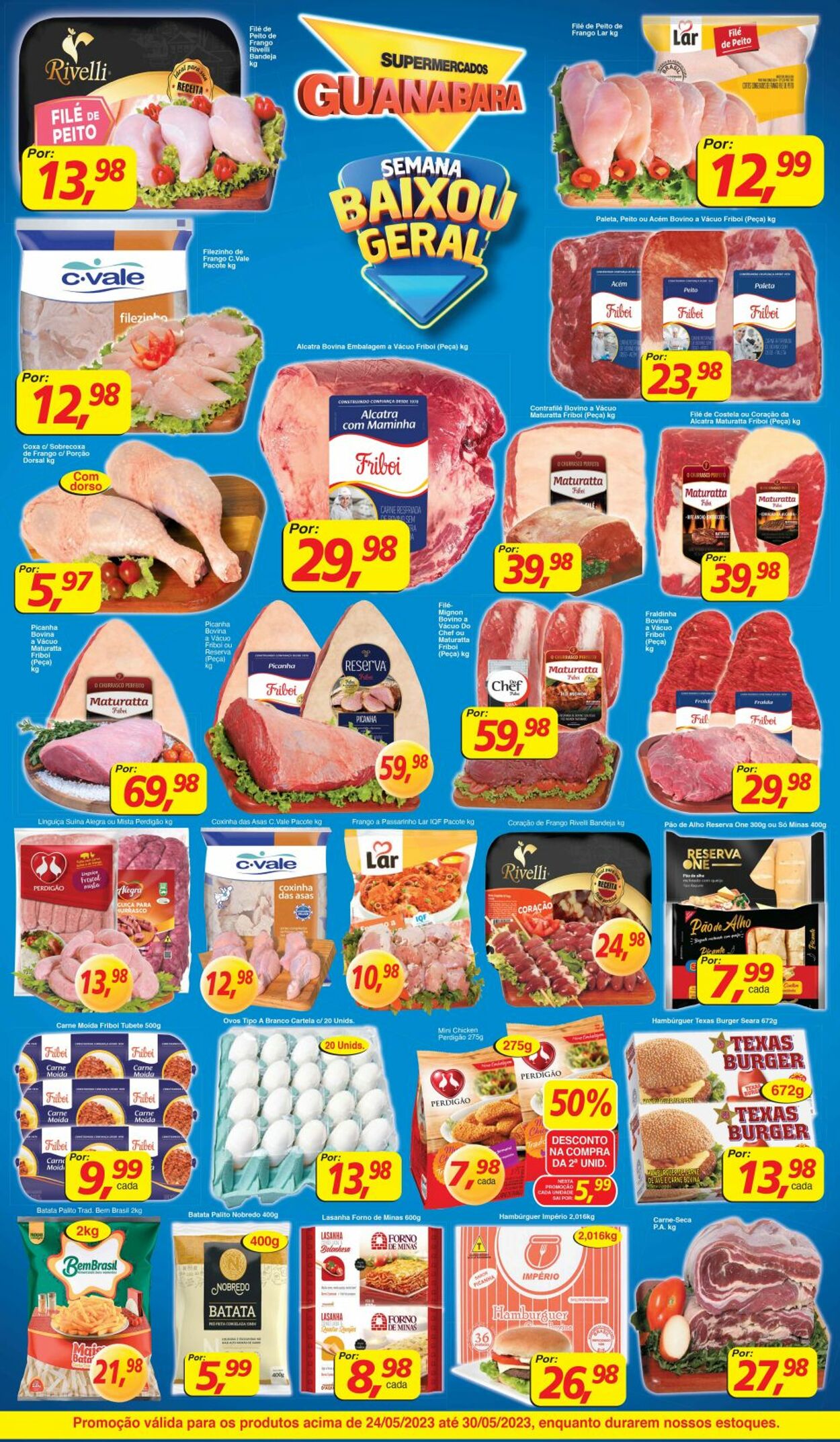 Folheto Supermercados Guanabara 24.05.2023 - 30.05.2023