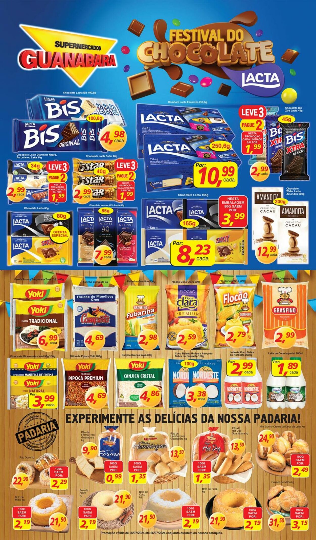 Folheto Supermercados Guanabara 25.07.2024 - 26.07.2024